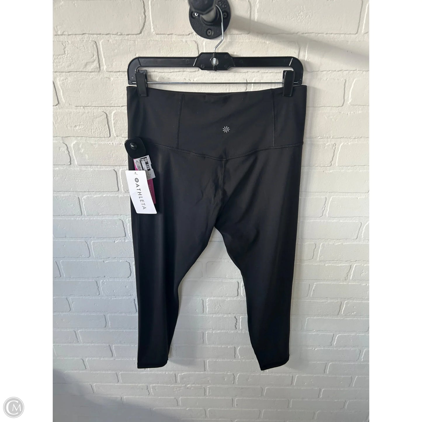 Athletic Leggings By Athleta In Black, Size: 12