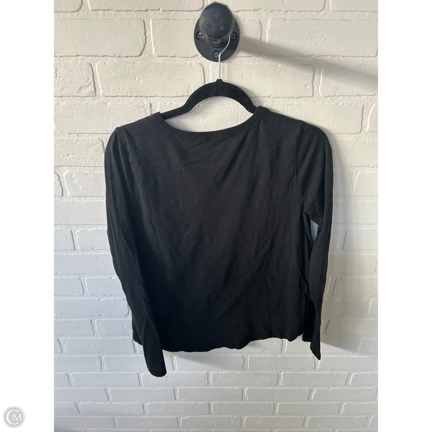 Top Long Sleeve By Madewell In Black, Size: L