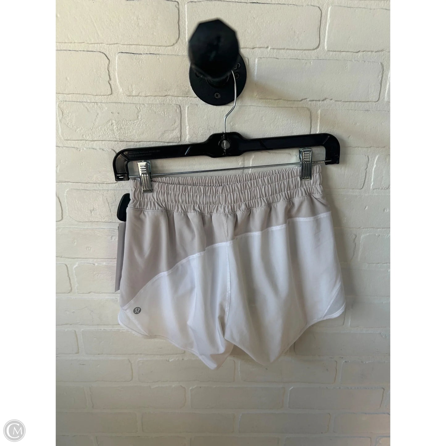 Athletic Shorts By Lululemon In Purple & White, Size: 4