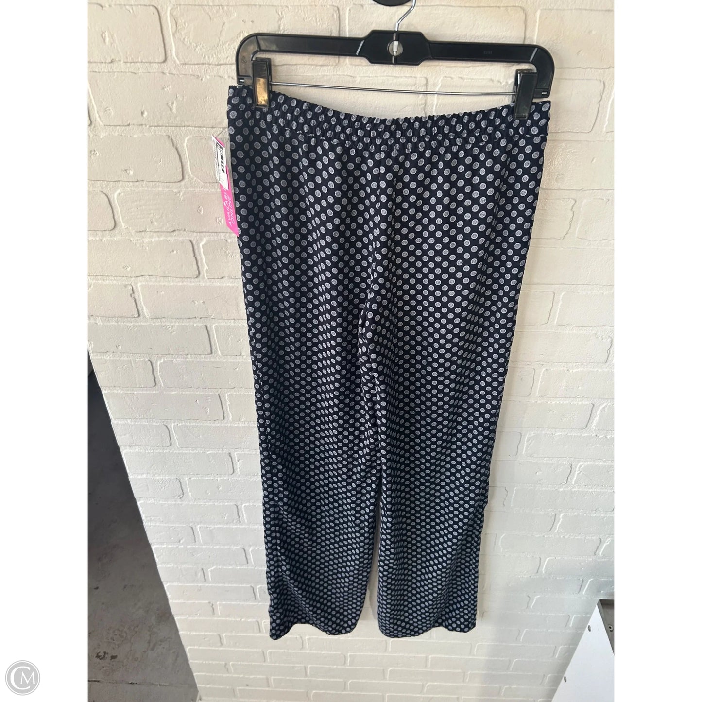 Pants Wide Leg By Zara Women In Blue & White, Size: 4