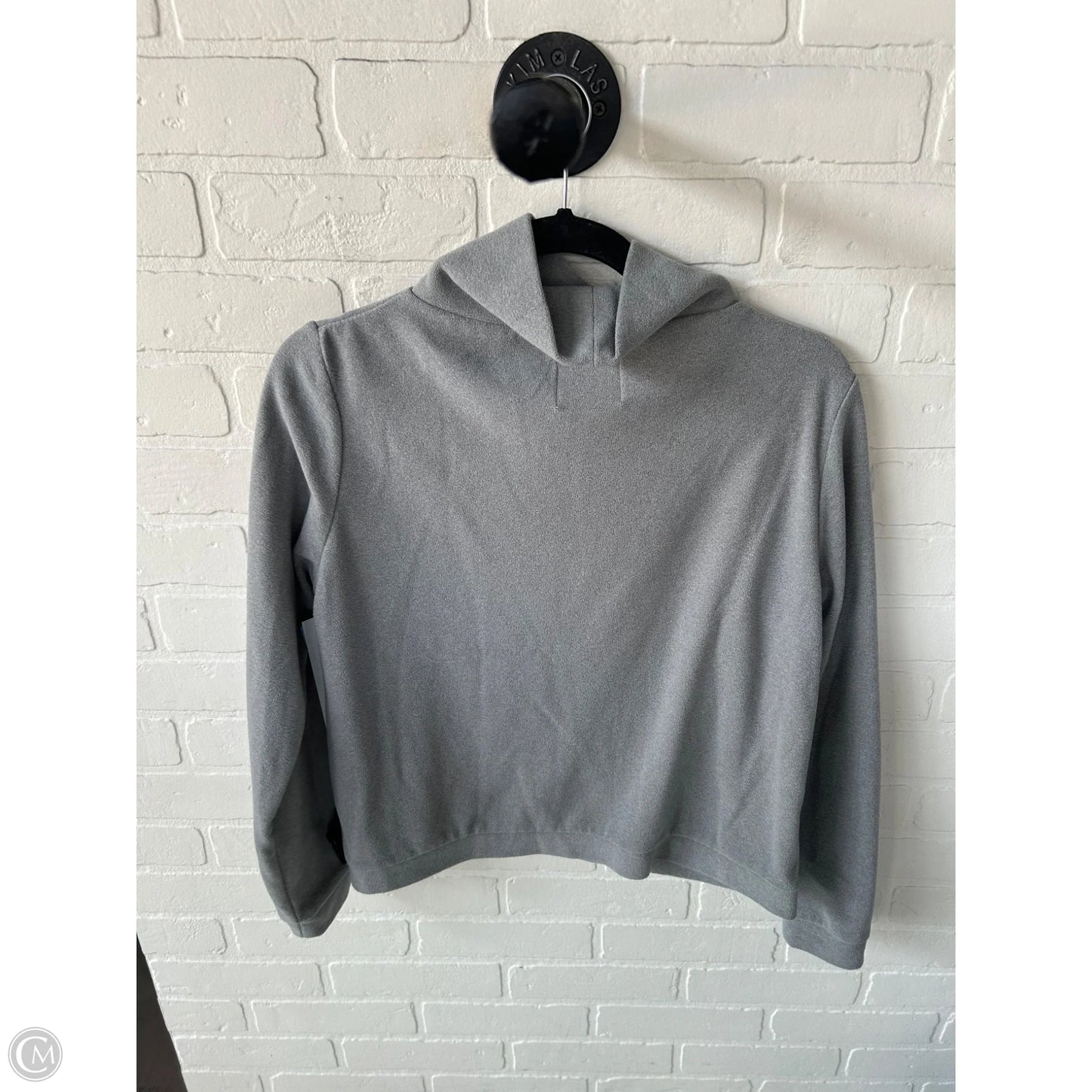 Top Long Sleeve By Cmb In Grey, Size: M