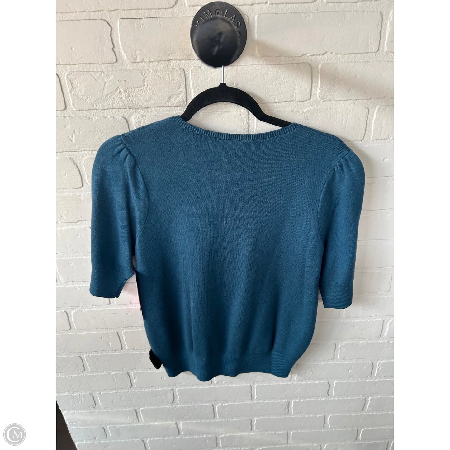Sweater Short Sleeve By Ann Taylor In Blue, Size: M