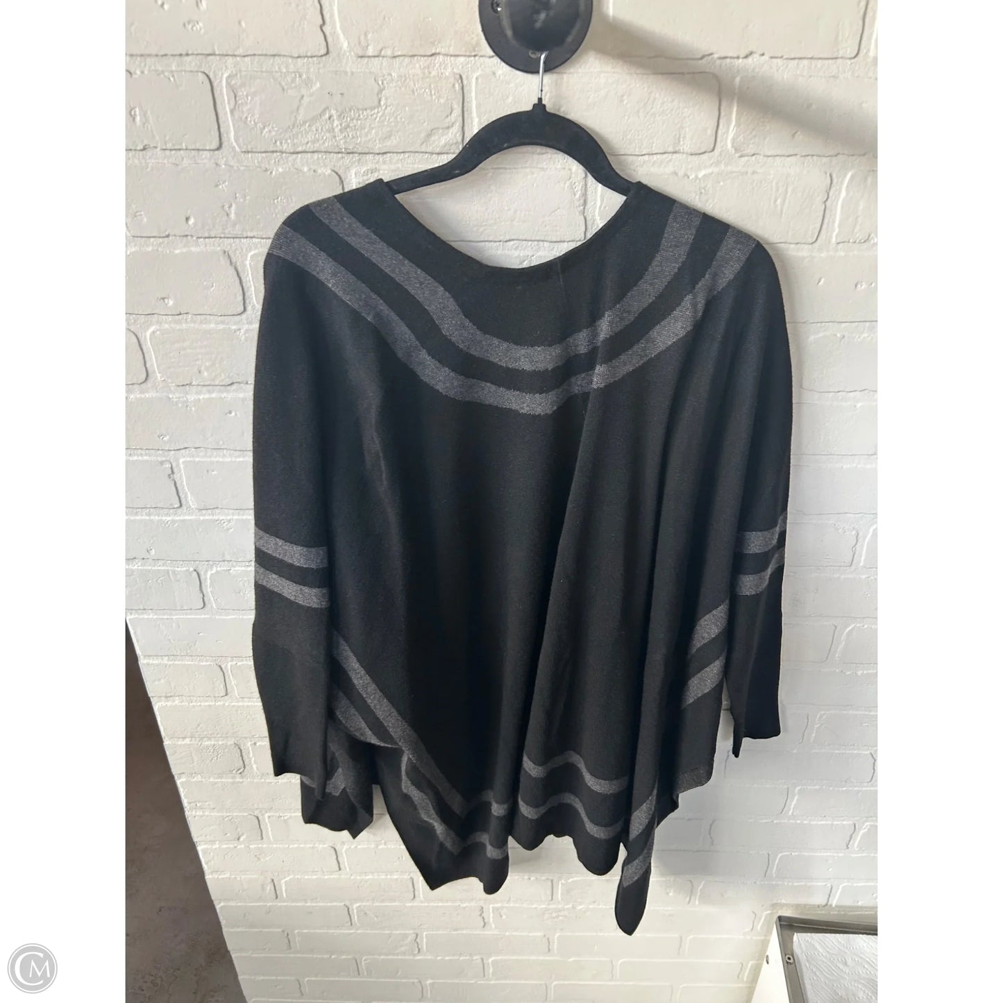 Sweater Cardigan By White House Black Market In Black & Grey, Size: M