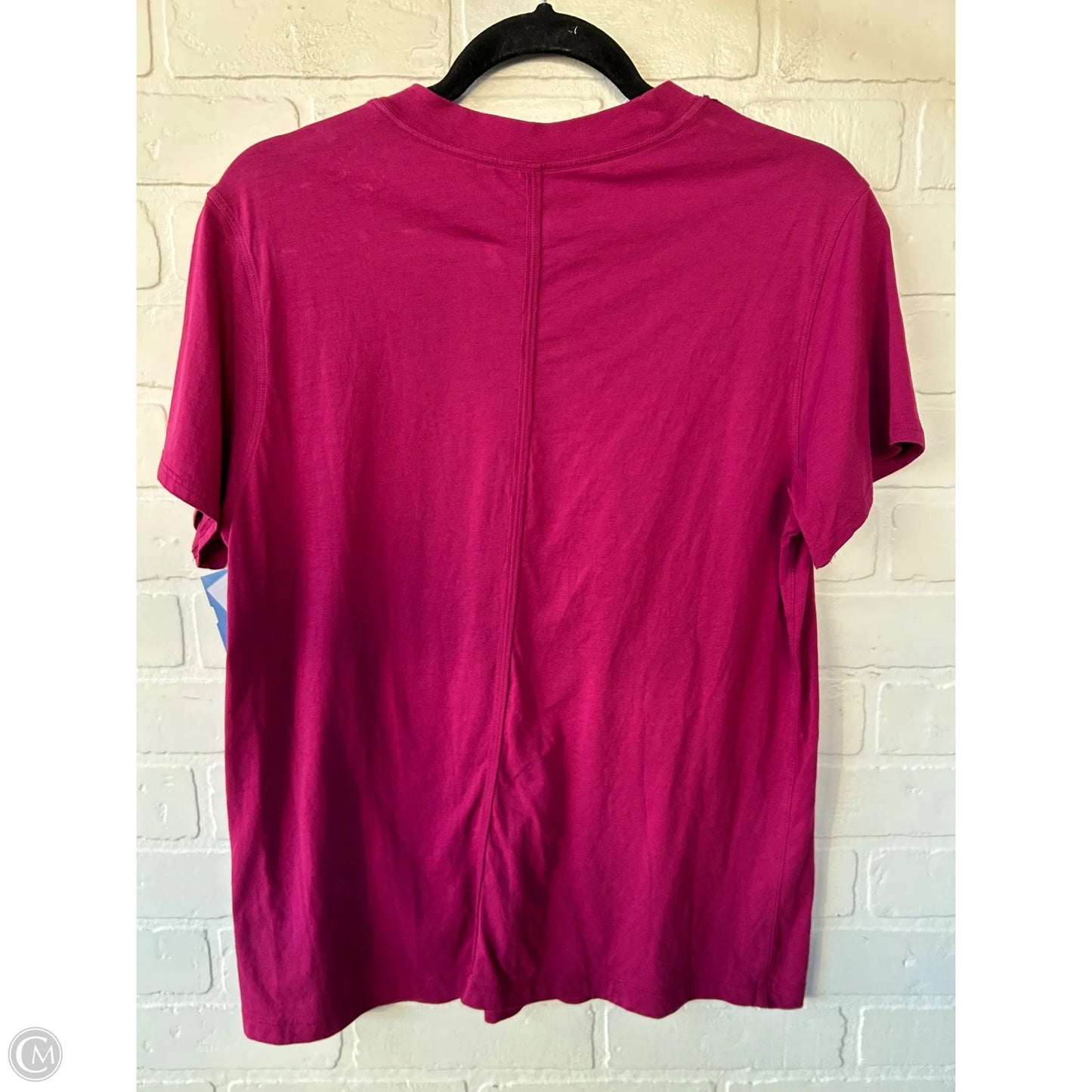 Athletic Top Short Sleeve By Lululemon In Pink, Size: S