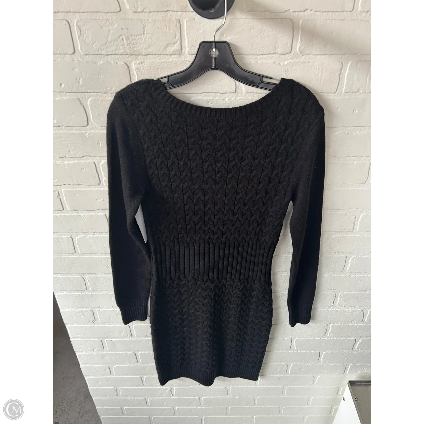 Dress Sweater By Venus In Black, Size: S