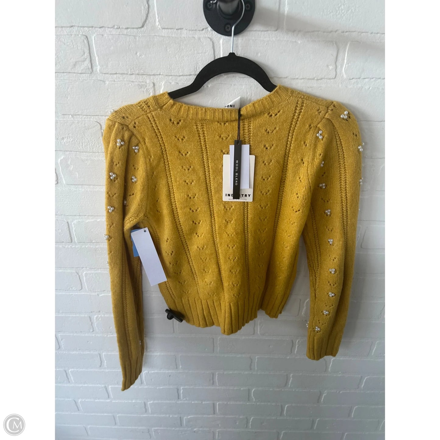 Sweater By Industry In Yellow, Size: S