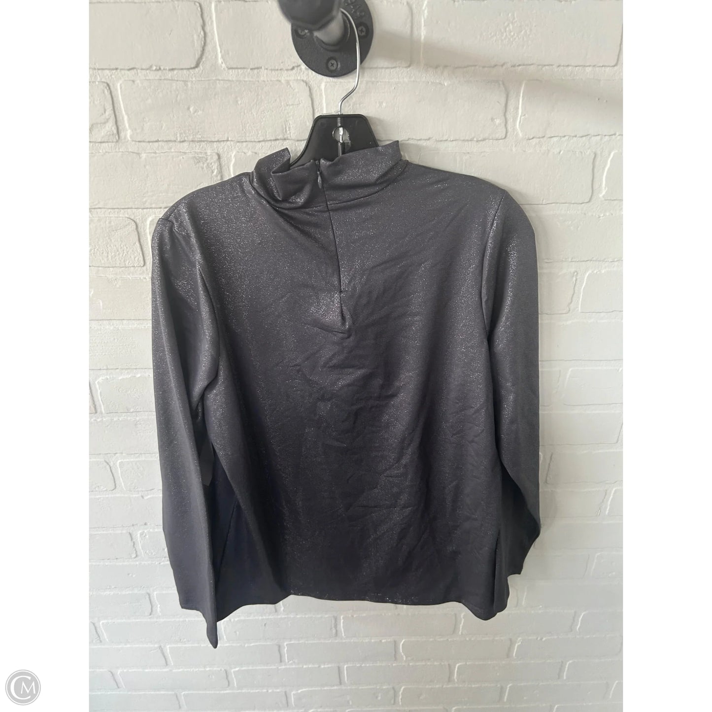 Top Long Sleeve By Susan Graver In Grey, Size: S