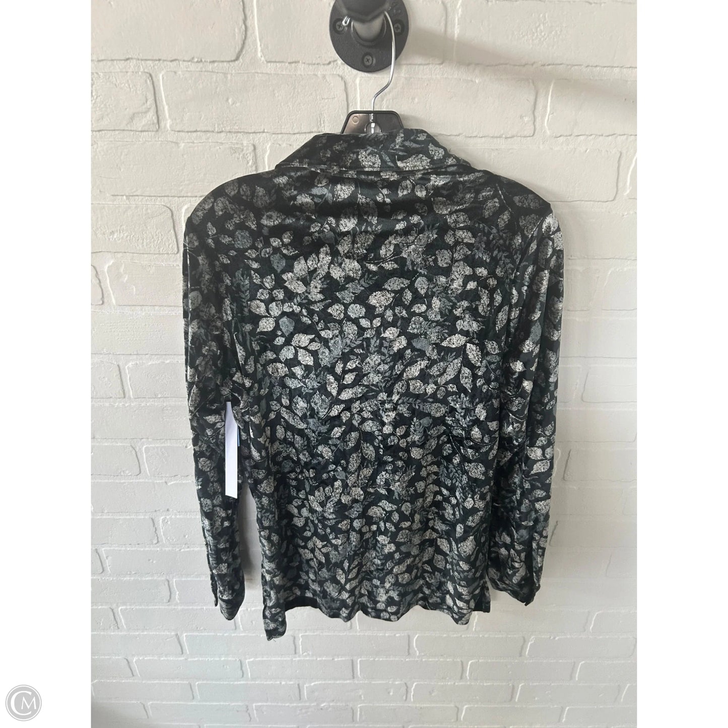 Top Long Sleeve By Denim And Co Qvc In Black, Size: Xs