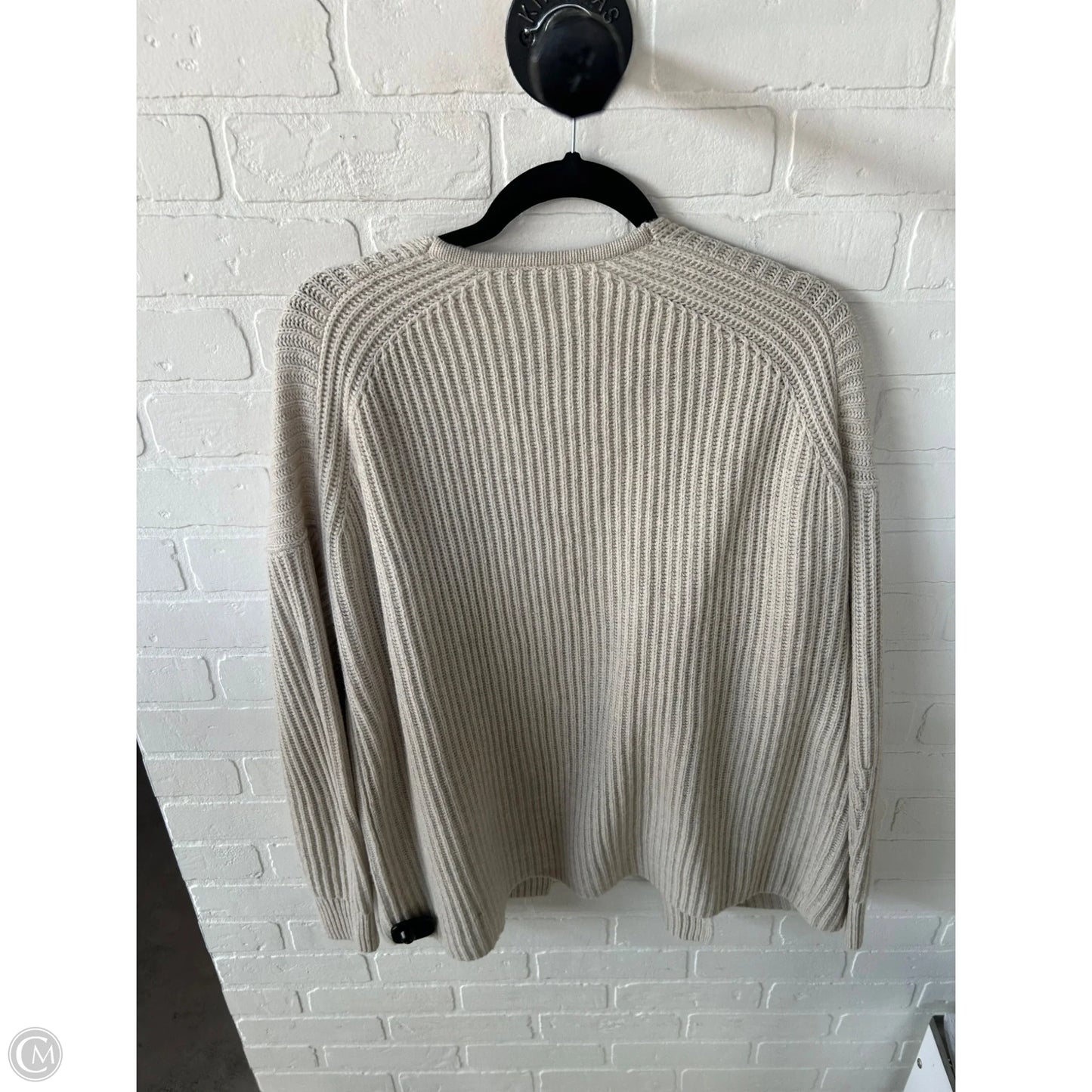 Sweater Cardigan By Madewell In Beige, Size: L