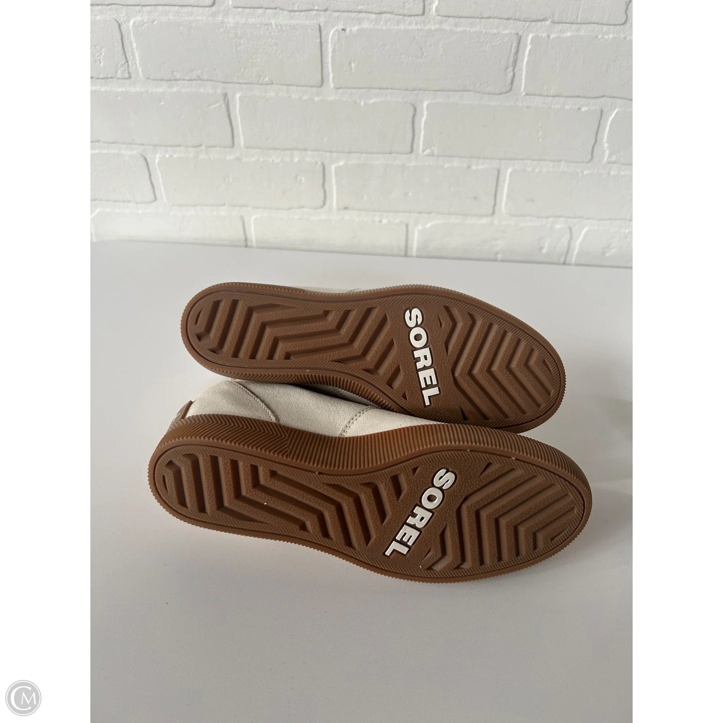 Boots Ankle Heels By Sorel In Cream, Size: 8