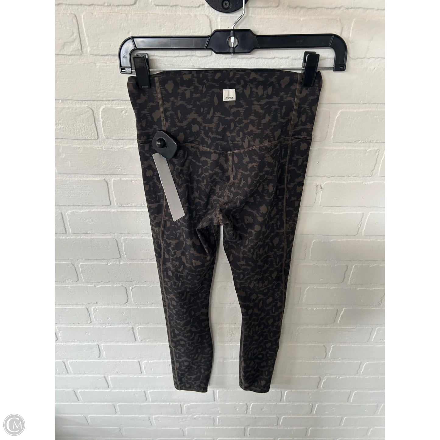 Athletic Leggings By Vuori In Black & Brown, Size: 0