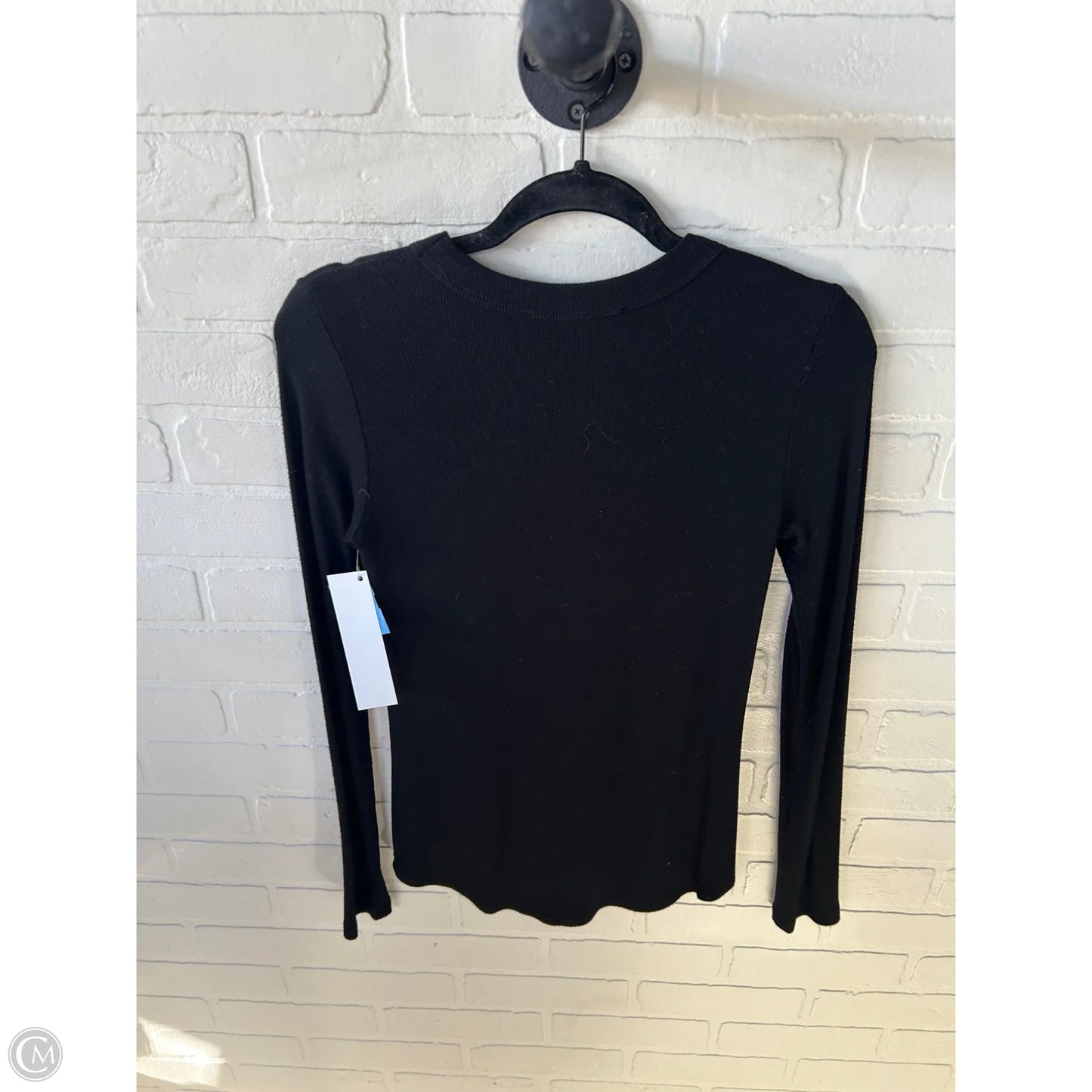 Top Long Sleeve By Clothes Mentor In Black, Size: S