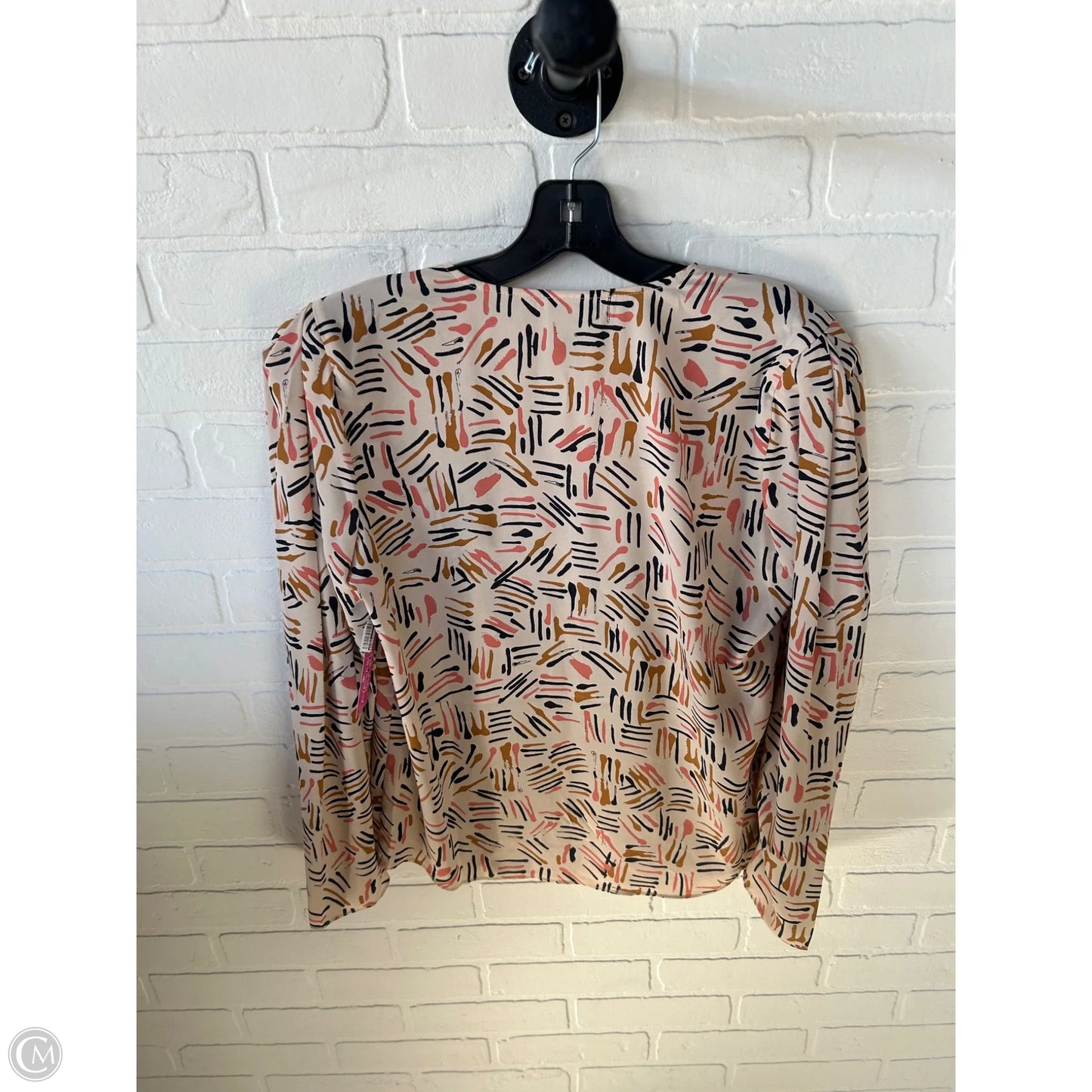 Top Long Sleeve By Cabi In Tan, Size: S