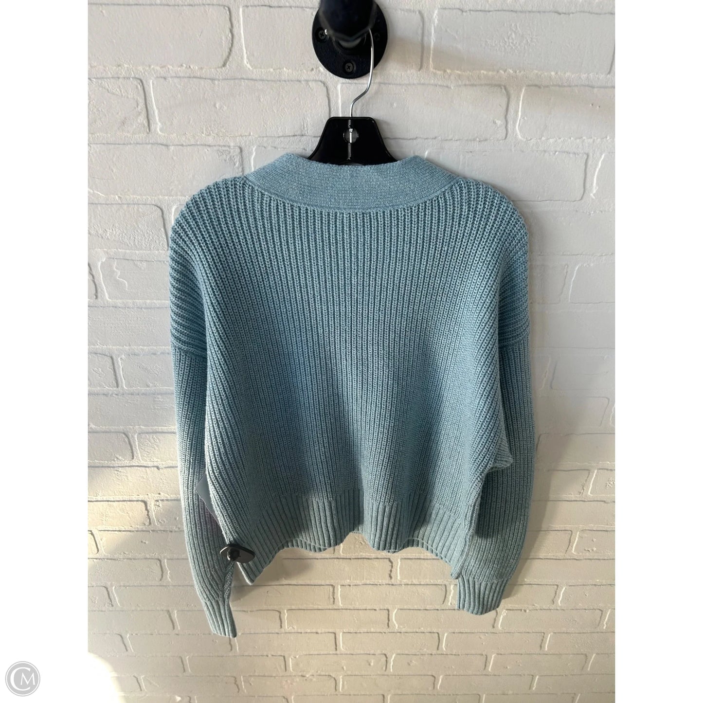 Sweater Cardigan By Cabi In Blue, Size: Xl