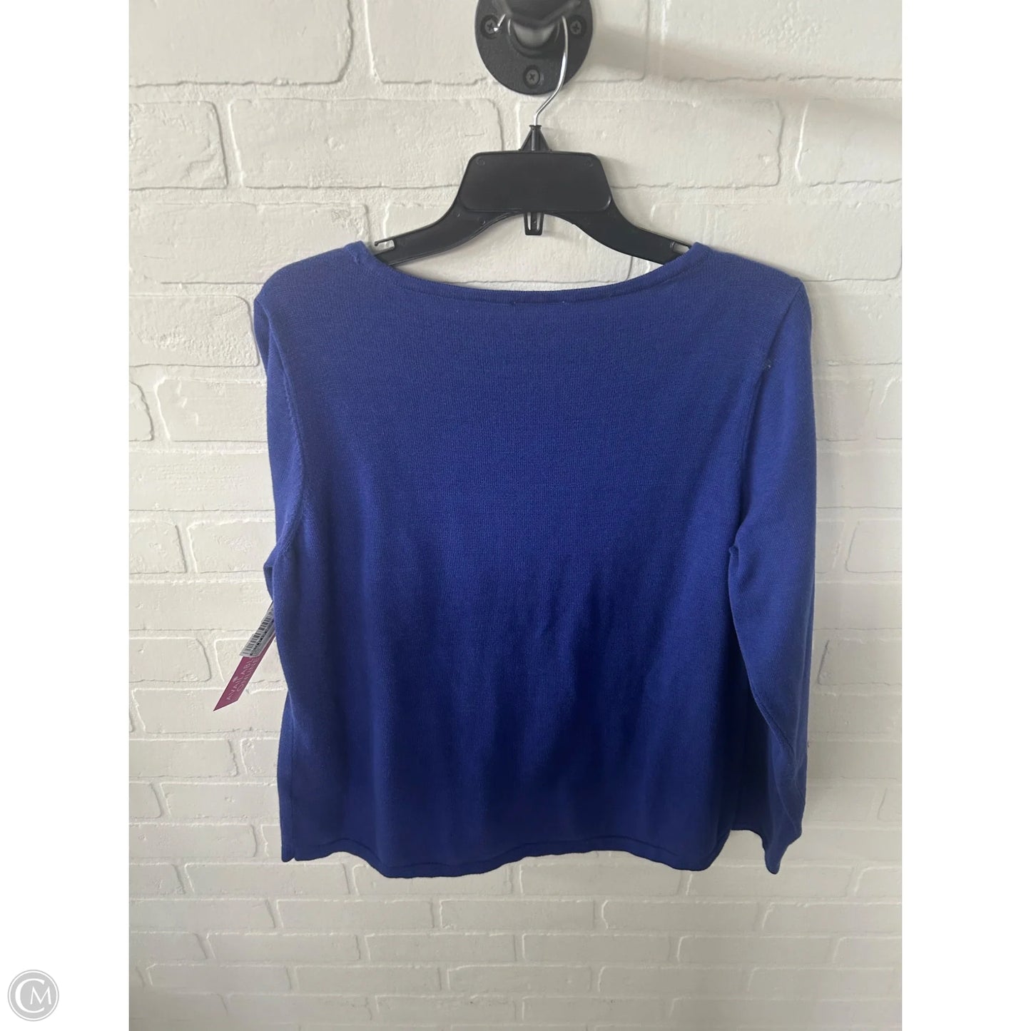 Sweater By Belle By Kim Gravel In Blue, Size: L