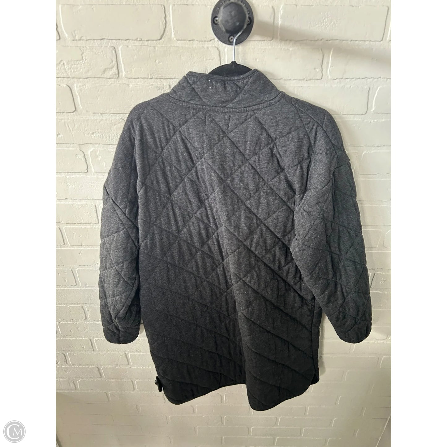 Jacket Puffer & Quilted By Z Supply In Grey, Size: L