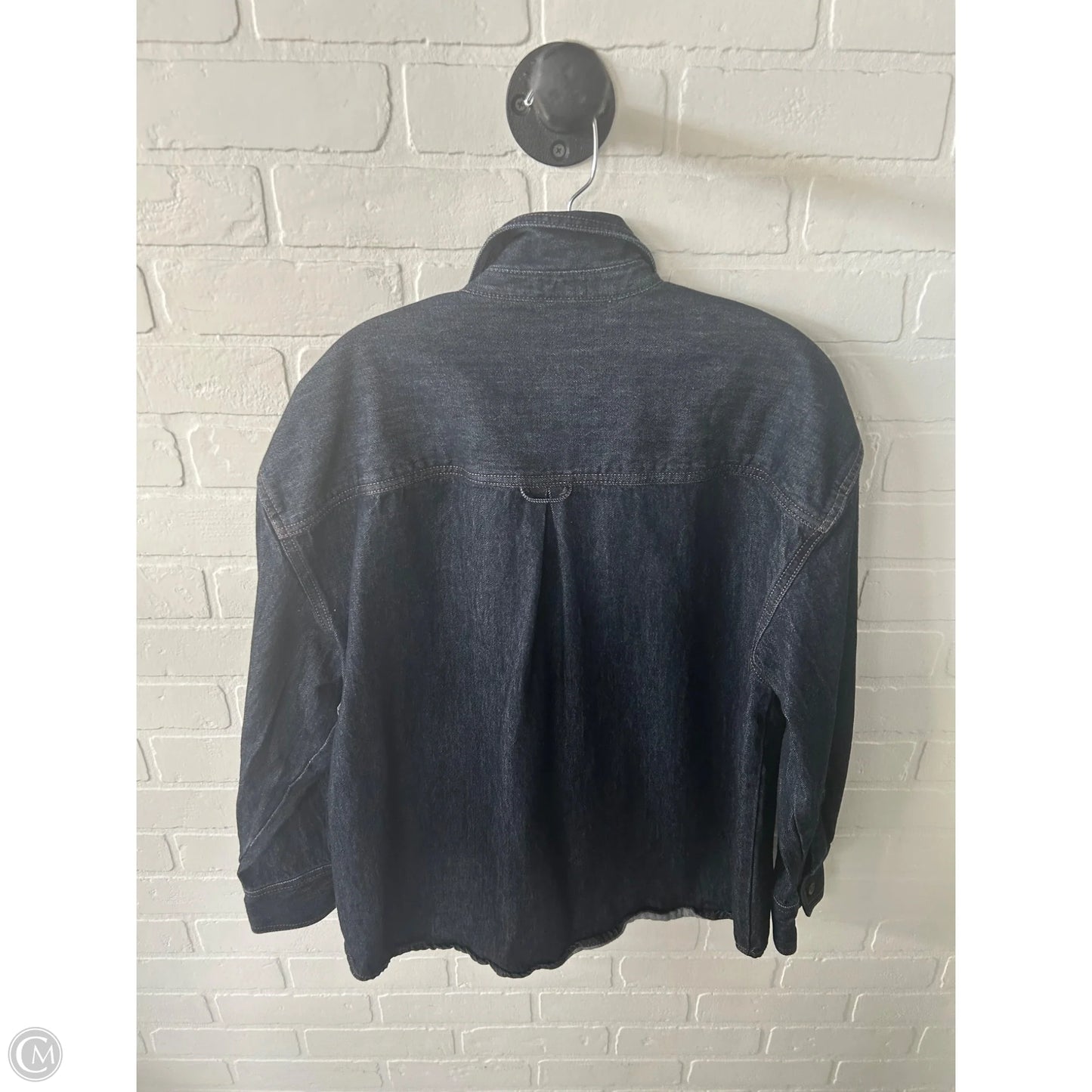 Top Long Sleeve By Old Navy In Blue Denim, Size: M
