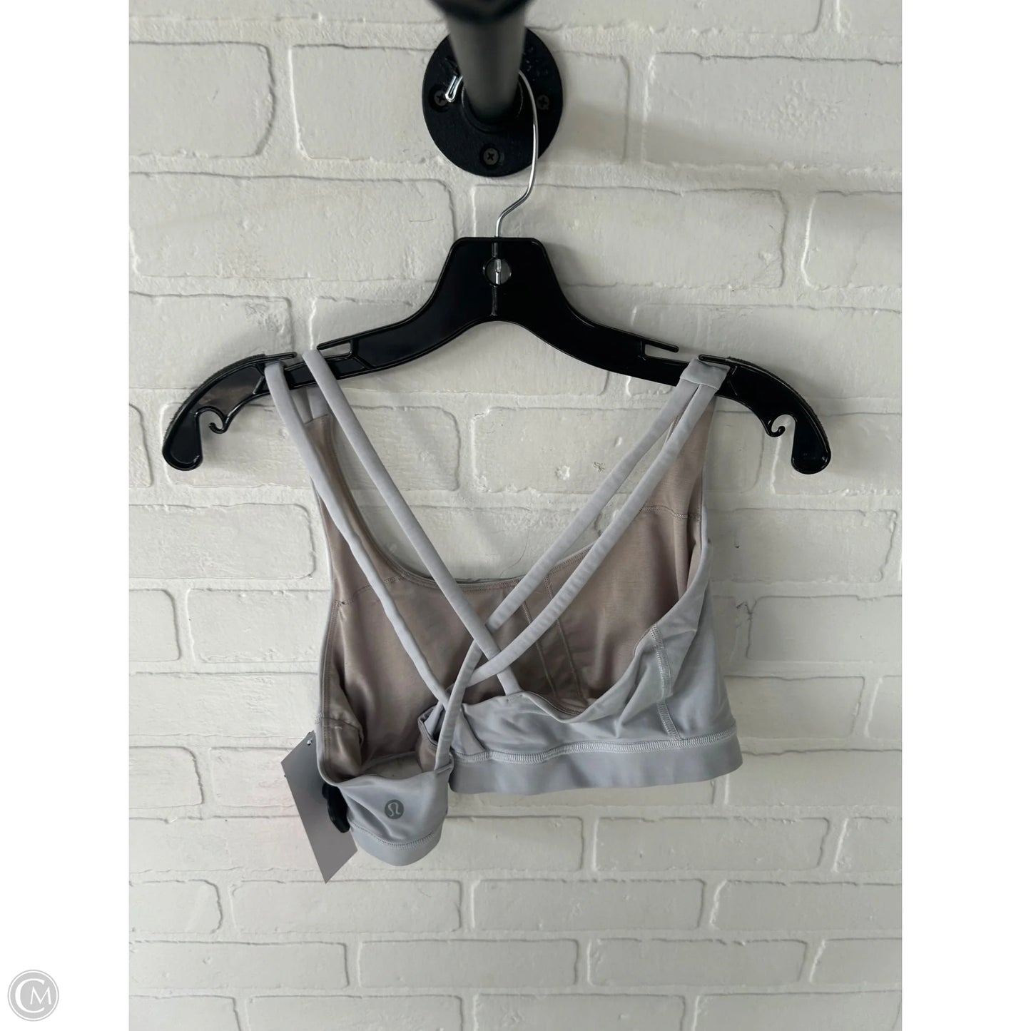 Athletic Bra By Lululemon In Grey, Size: M
