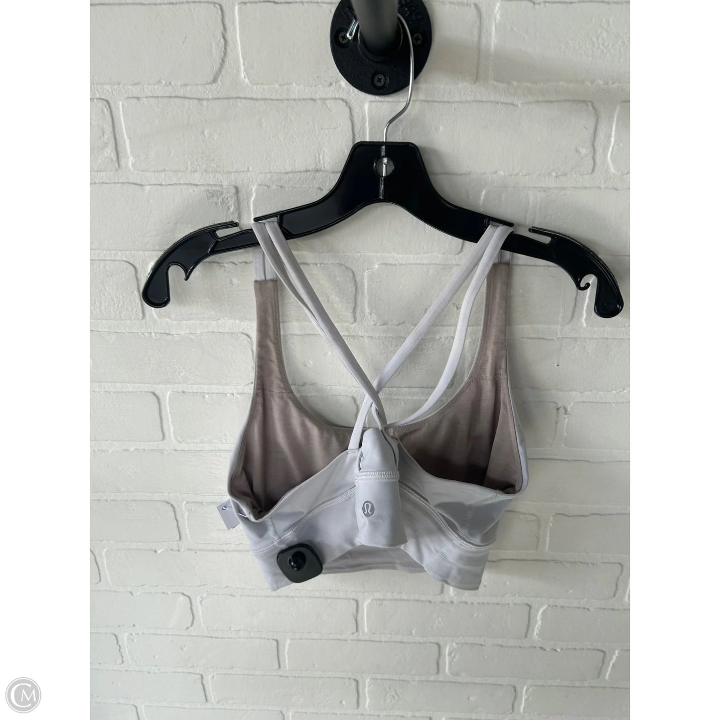 Athletic Bra By Lululemon In Grey, Size: M