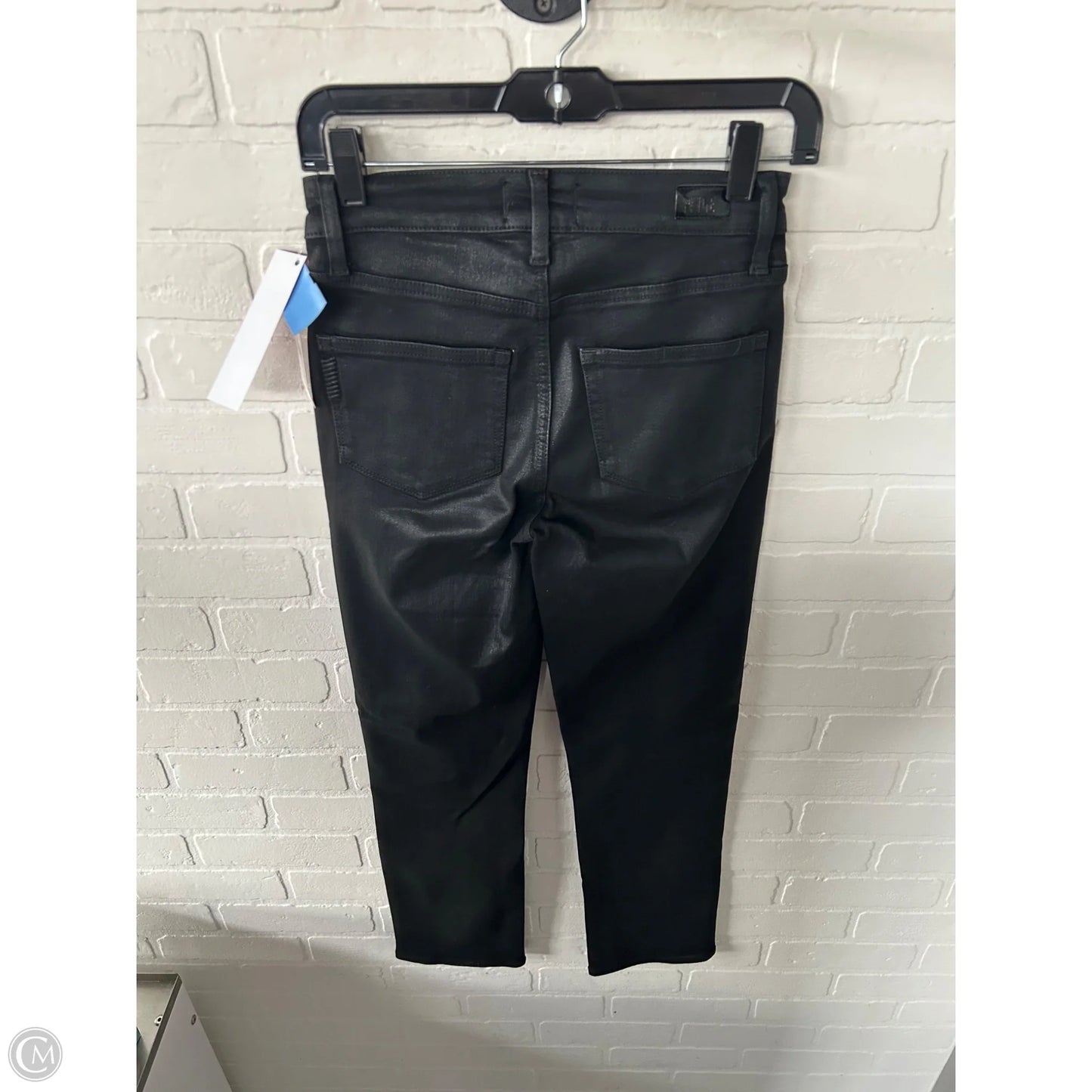 Jeans Straight By Paige In Black, Size: 0