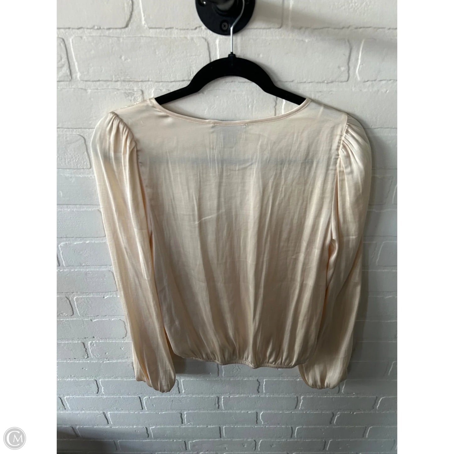 Top Long Sleeve By Sincerely Jules In Cream, Size: S