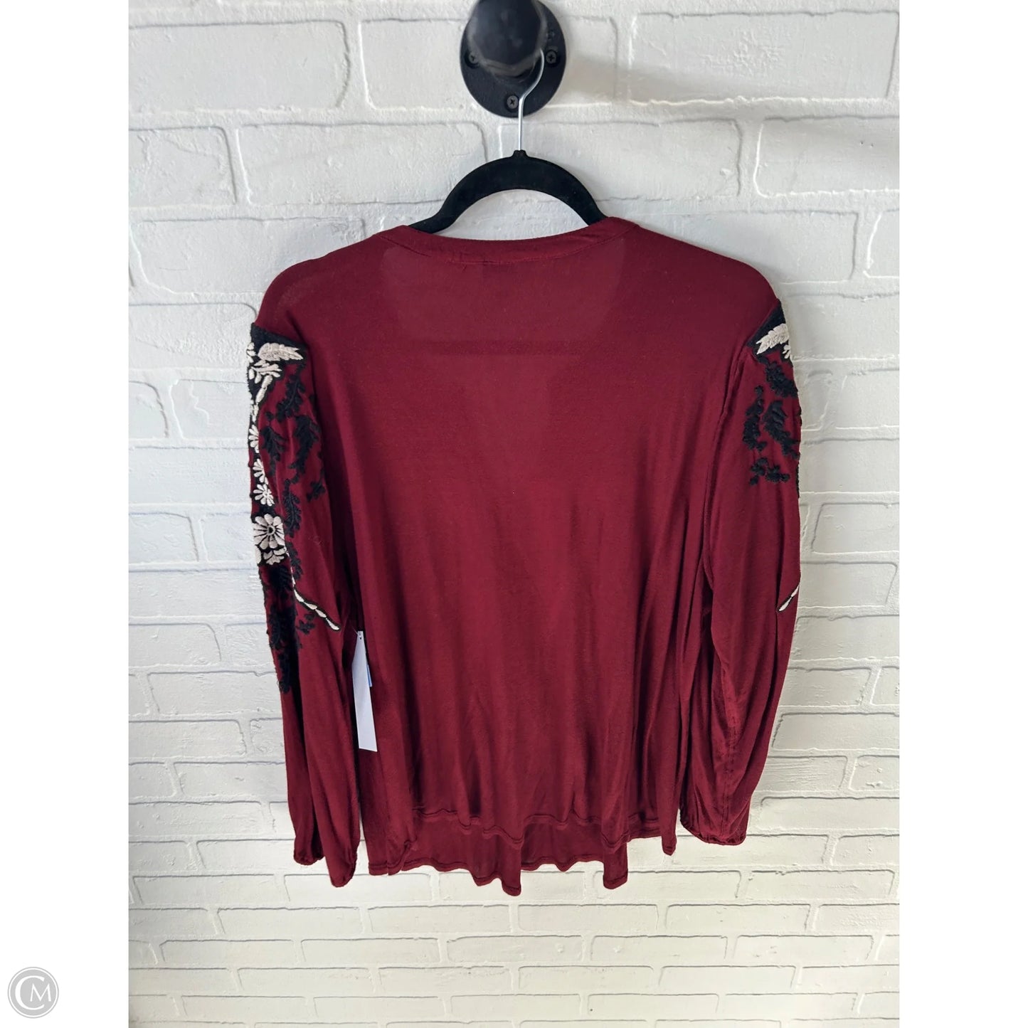 Top Long Sleeve By Lucky Brand In Red, Size: 2x