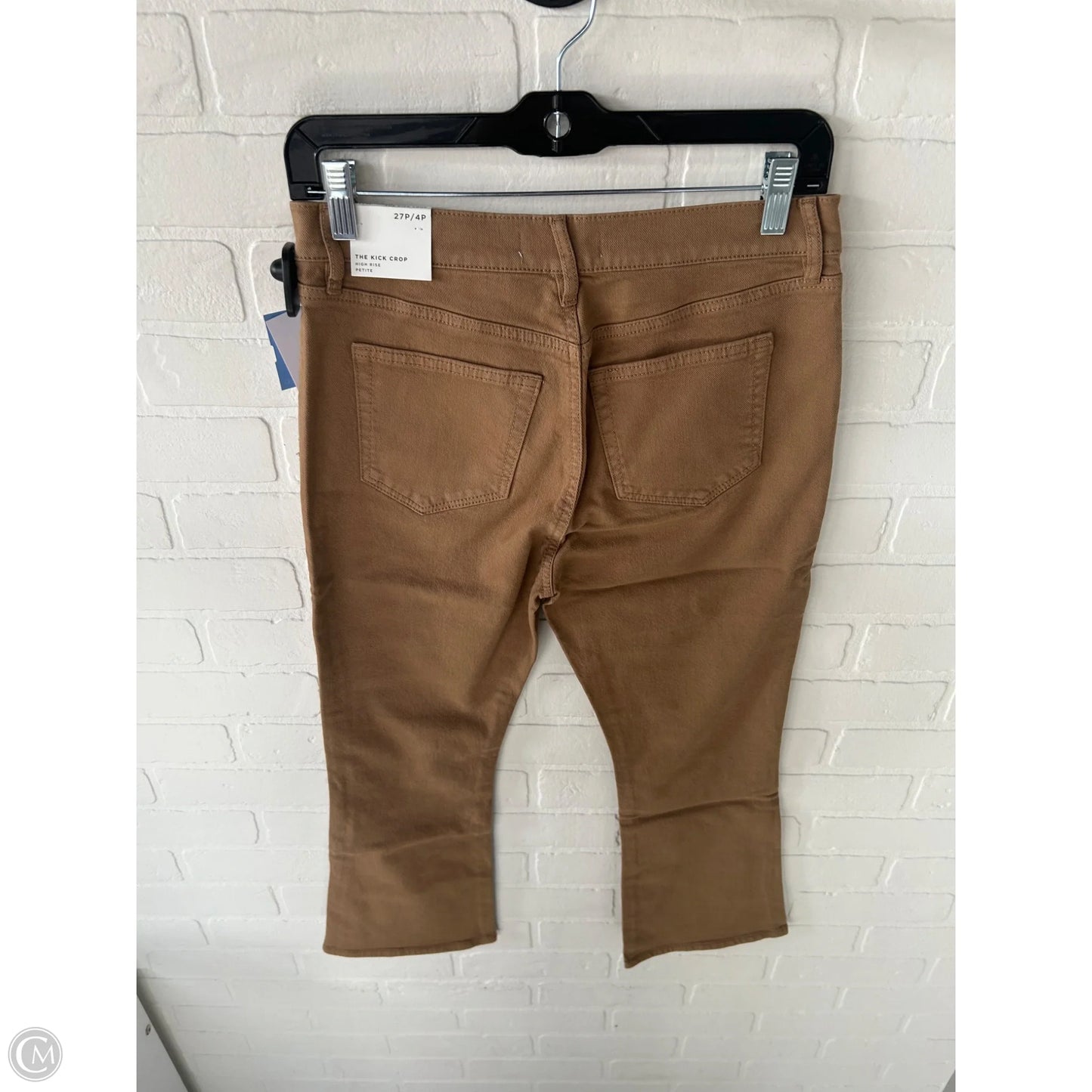 Jeans Cropped By Loft In Brown Denim, Size: 4p