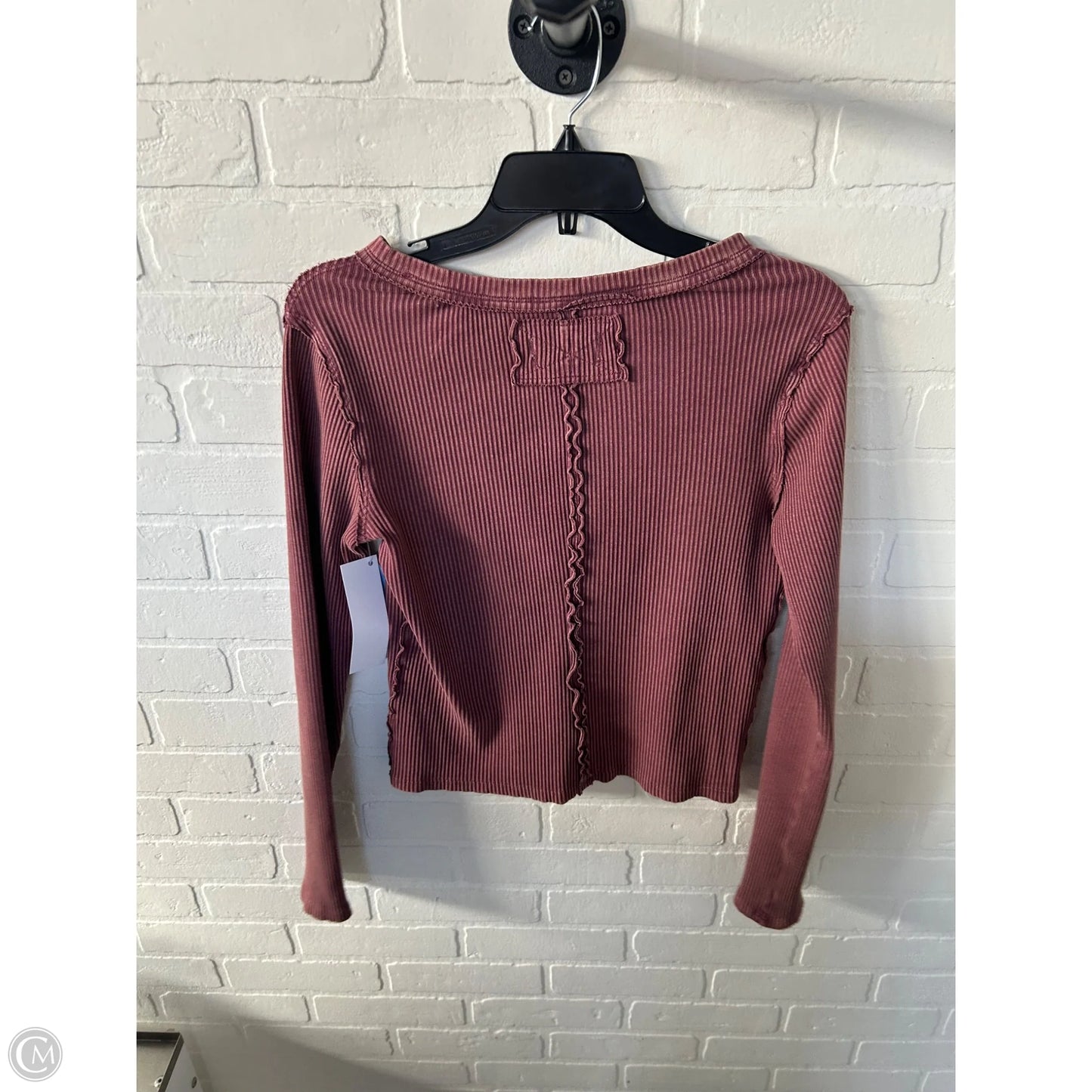Top Long Sleeve By We The Free In Red, Size: S