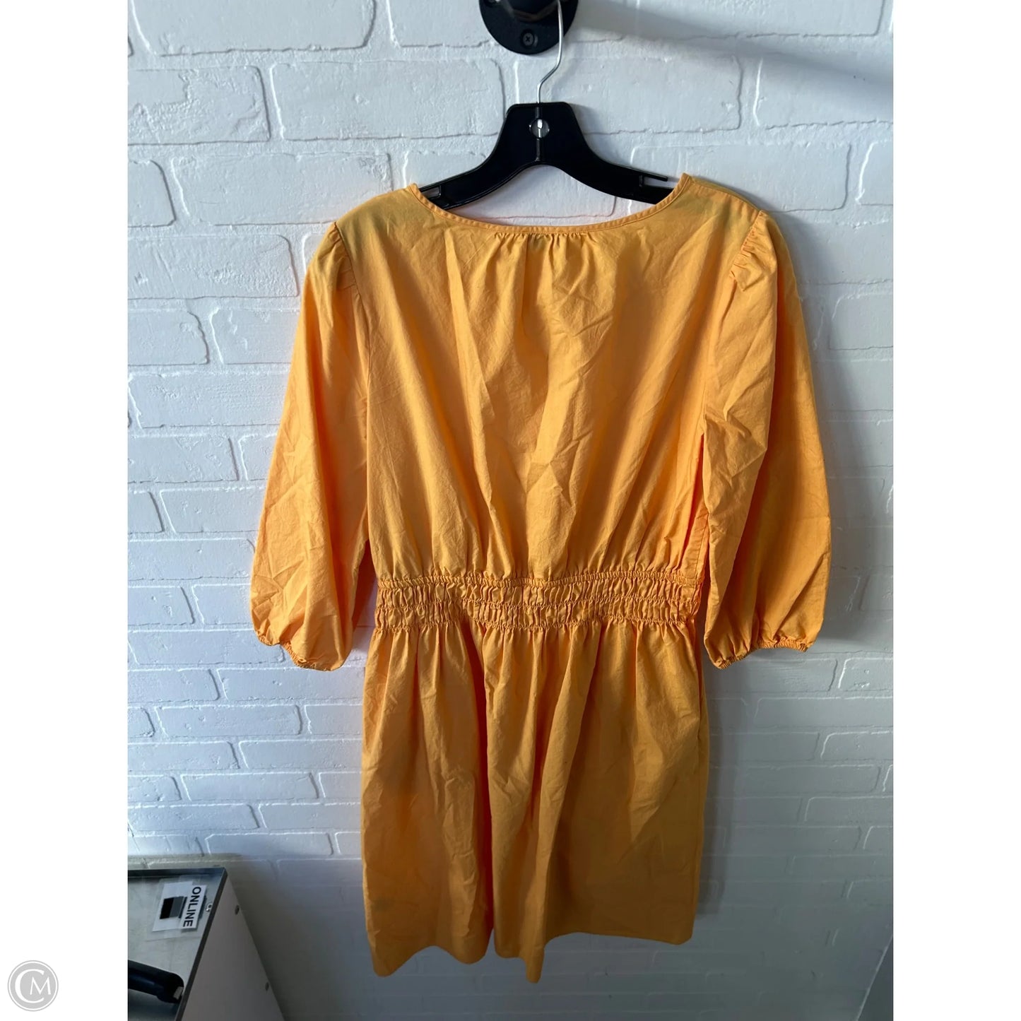 Dress Casual Midi By Talbots In Orange, Size: L