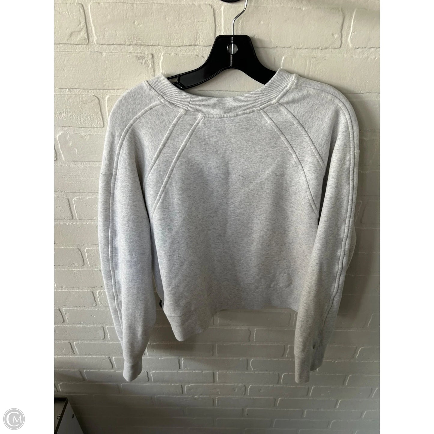 Sweatshirt Crewneck By Athleta In Grey, Size: M