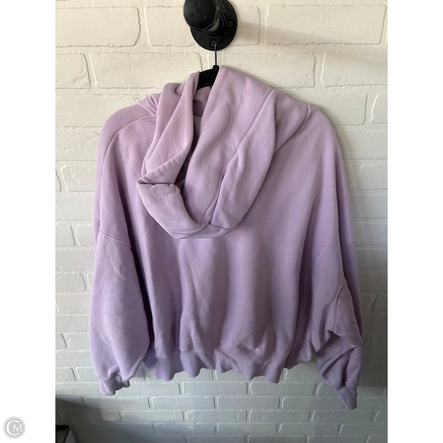 Athletic Sweatshirt Hoodie By Nike Apparel In Purple, Size: L