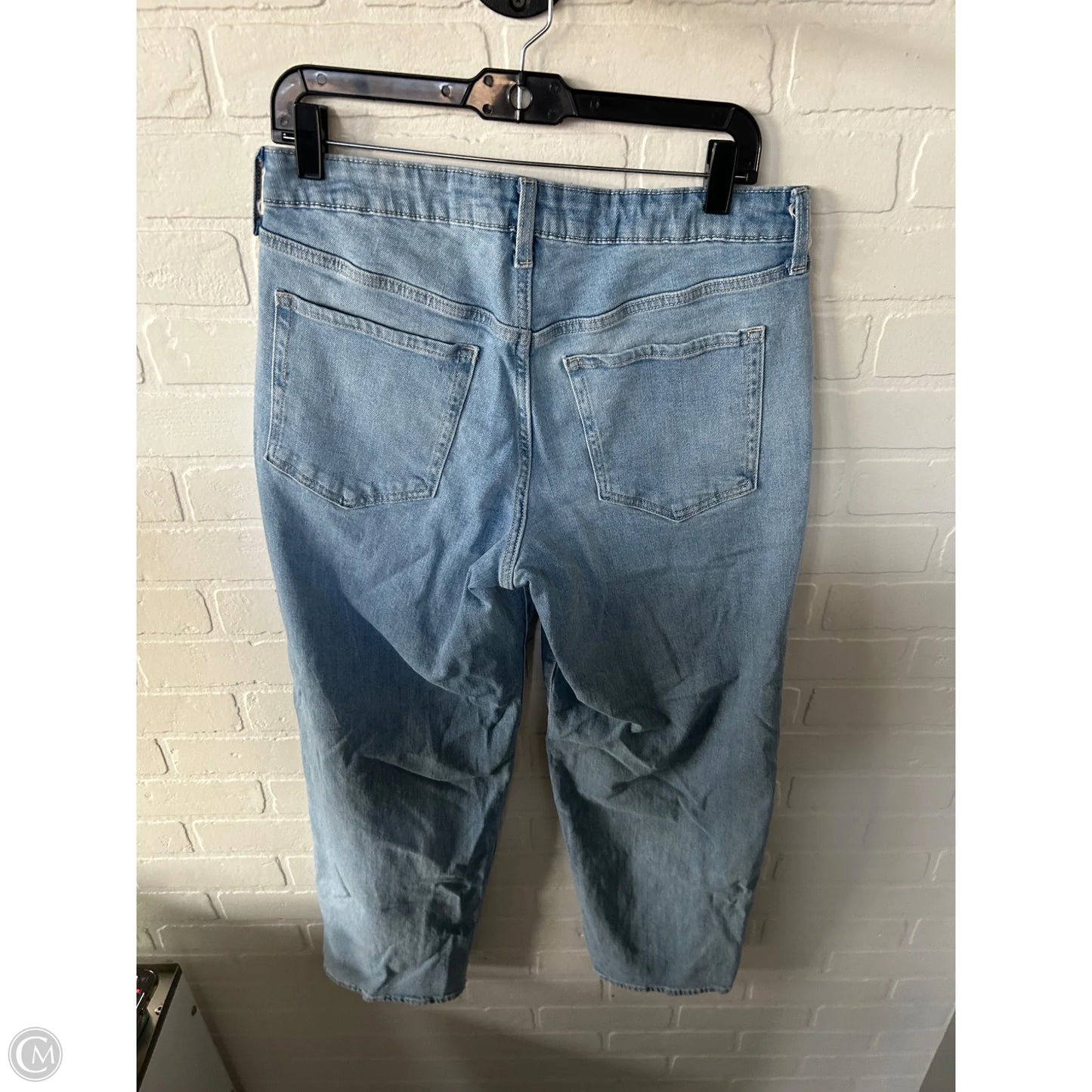 Jeans Straight By Old Navy In Blue Denim, Size: 12