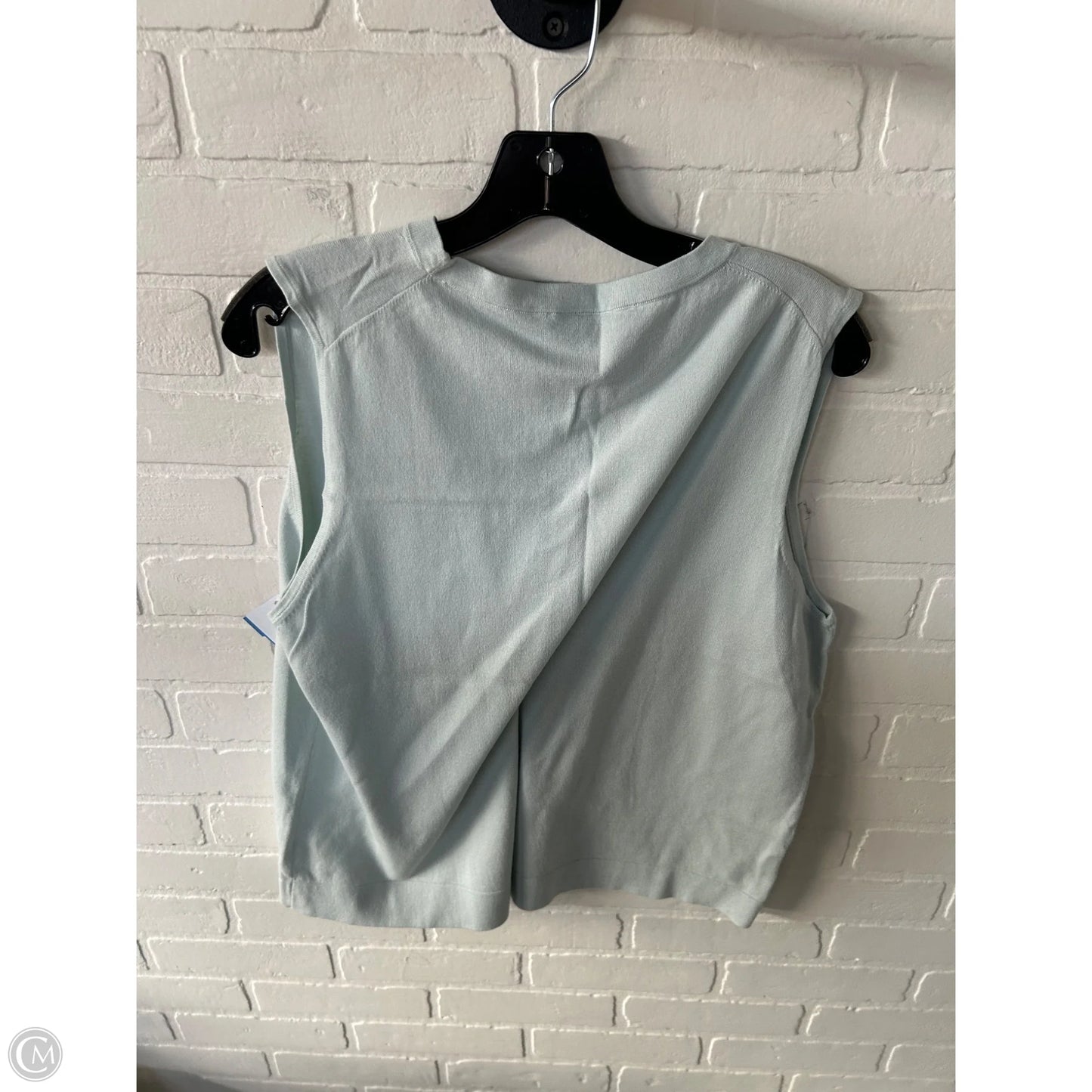 Vest Sweater By Ann Taylor In Blue, Size: Xl