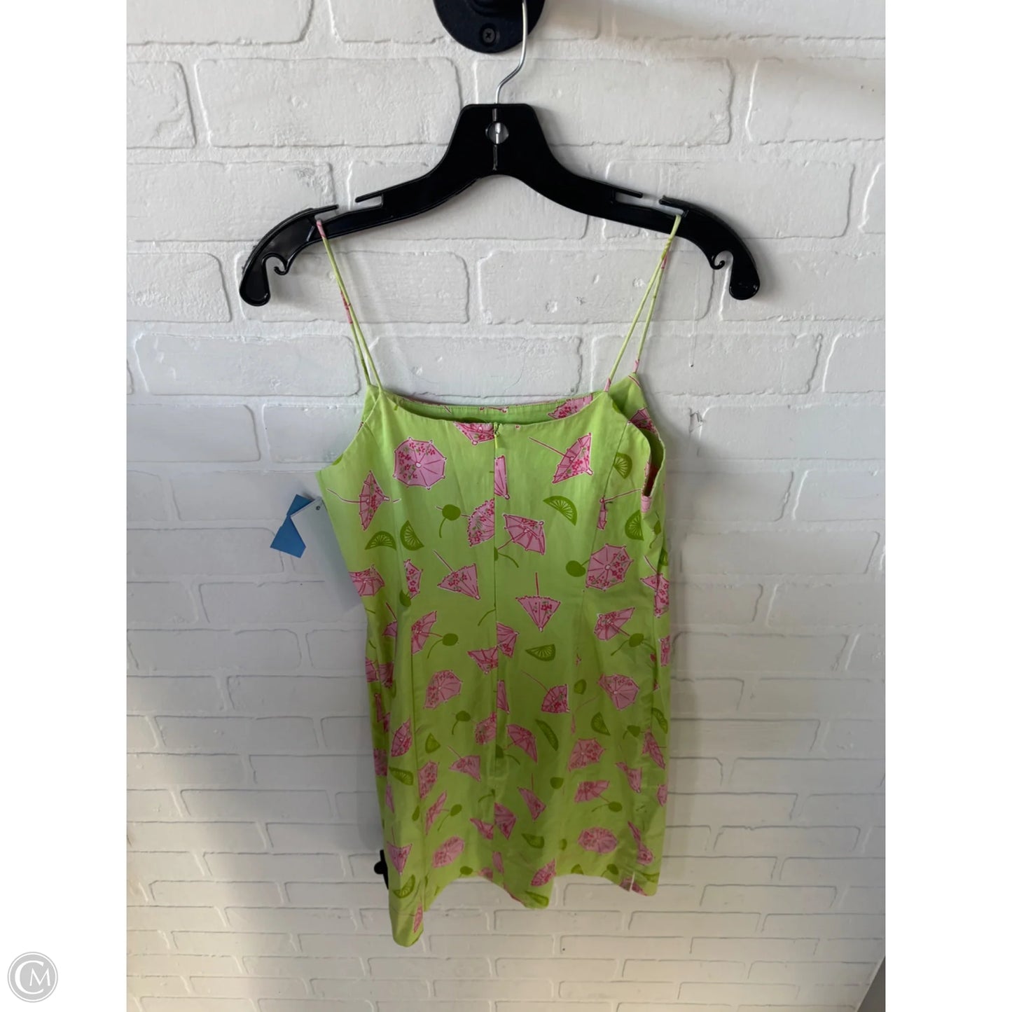 Dress Designer By Lilly Pulitzer In Green & Pink, Size: S