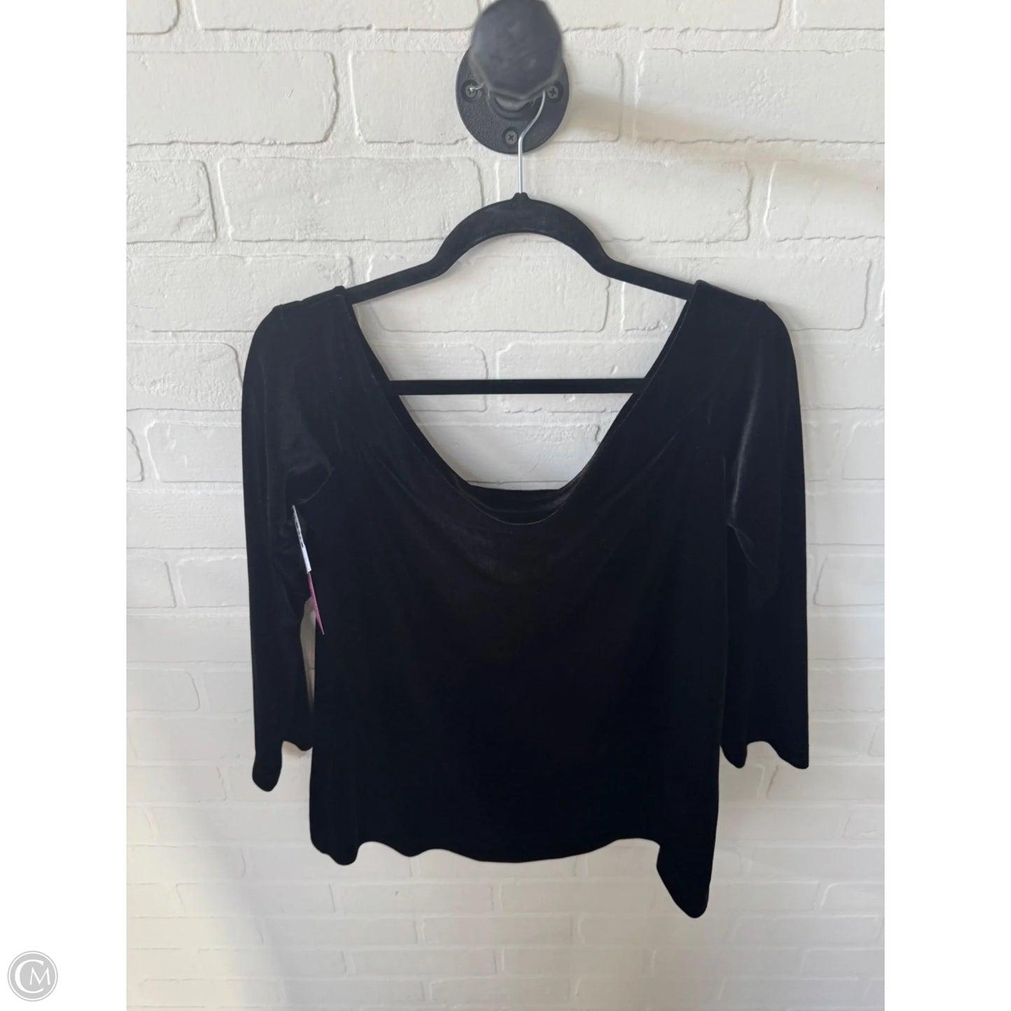 Top Long Sleeve By Ann Taylor In Black, Size: Xl