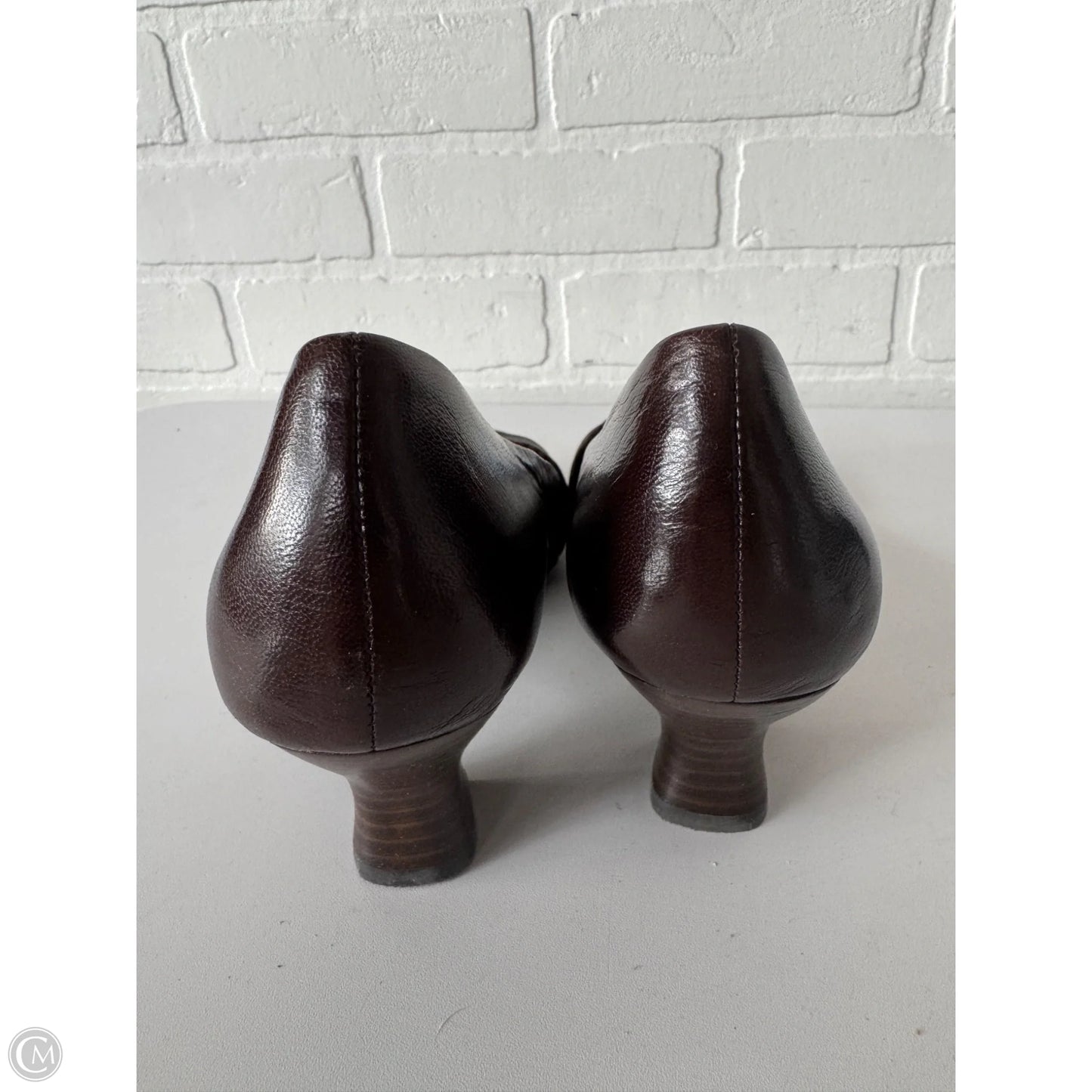 Shoes Heels Block By Cmb In Brown, Size: 7.5