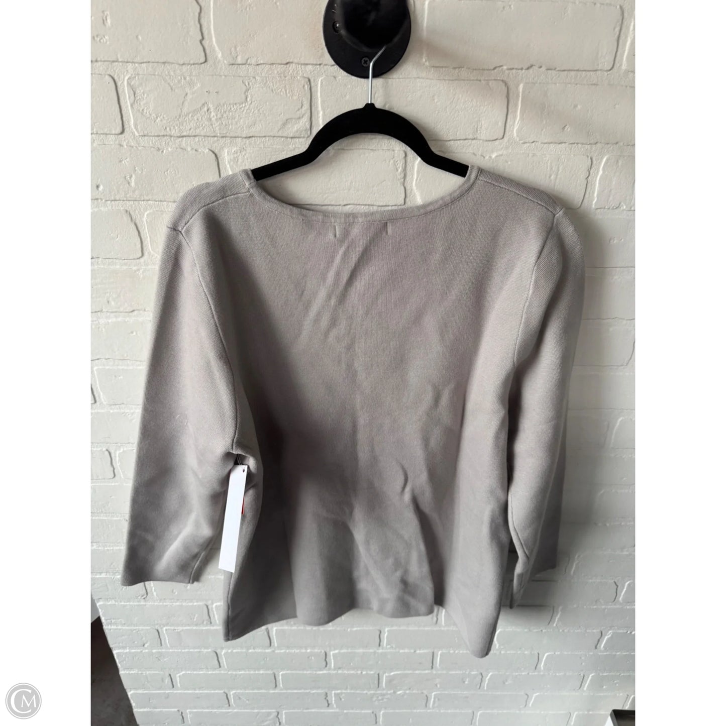Sweater Cardigan By Anrabess In Grey, Size: L