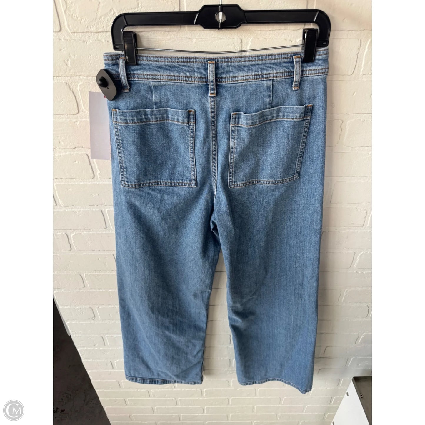 Jeans Wide Leg By Antonio Melani In Blue Denim, Size: 6