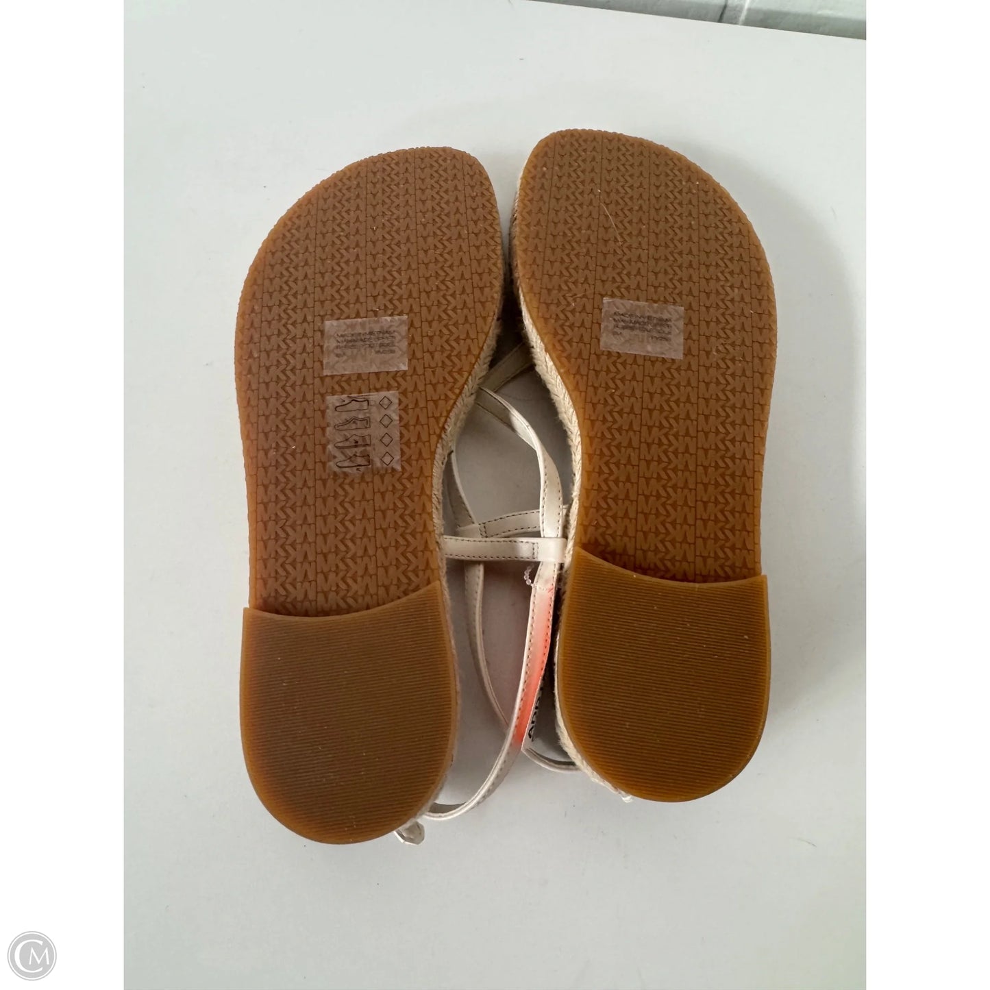 Sandals Designer By Michael Kors In Cream, Size: 8