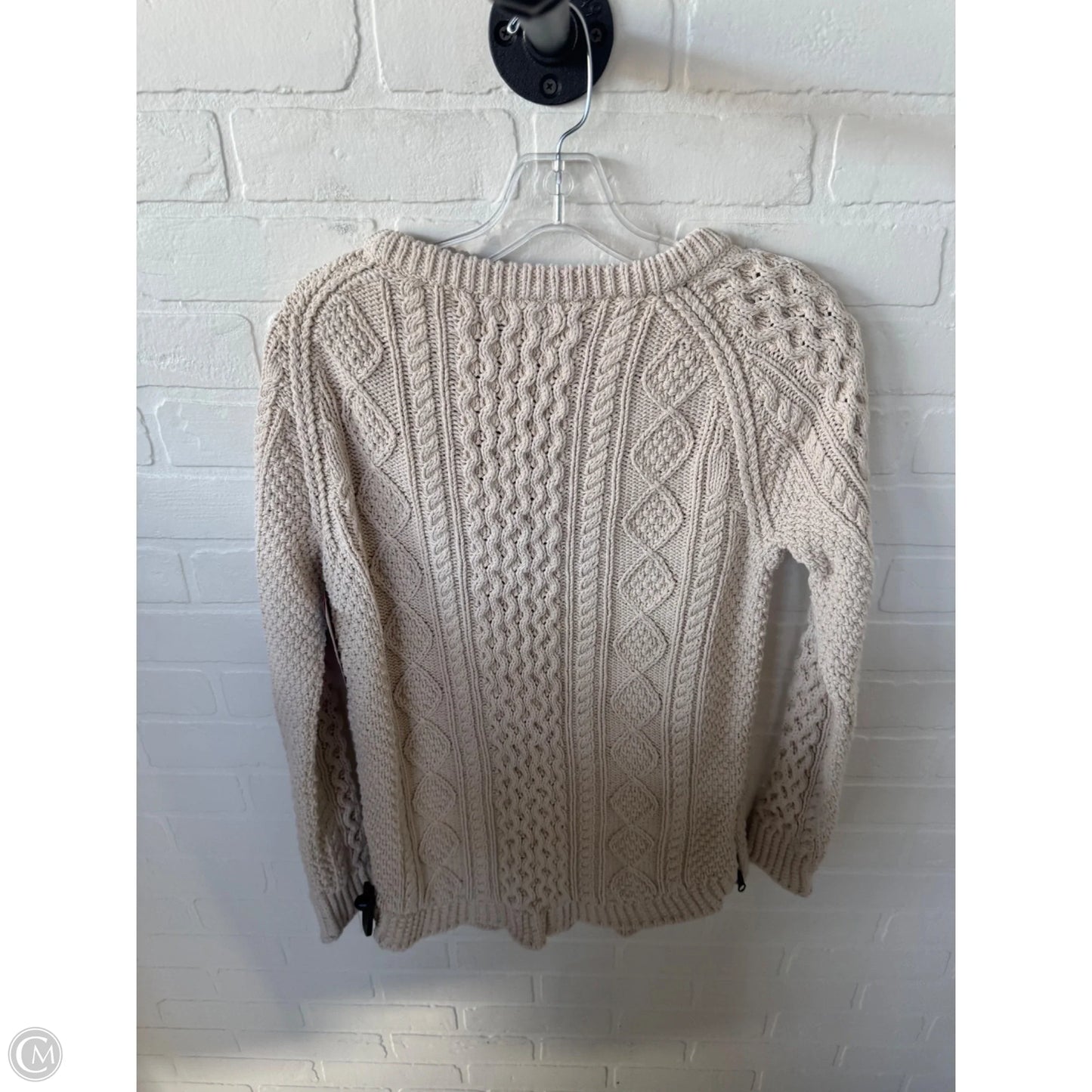 Sweater By L.l. Bean In Cream, Size: S