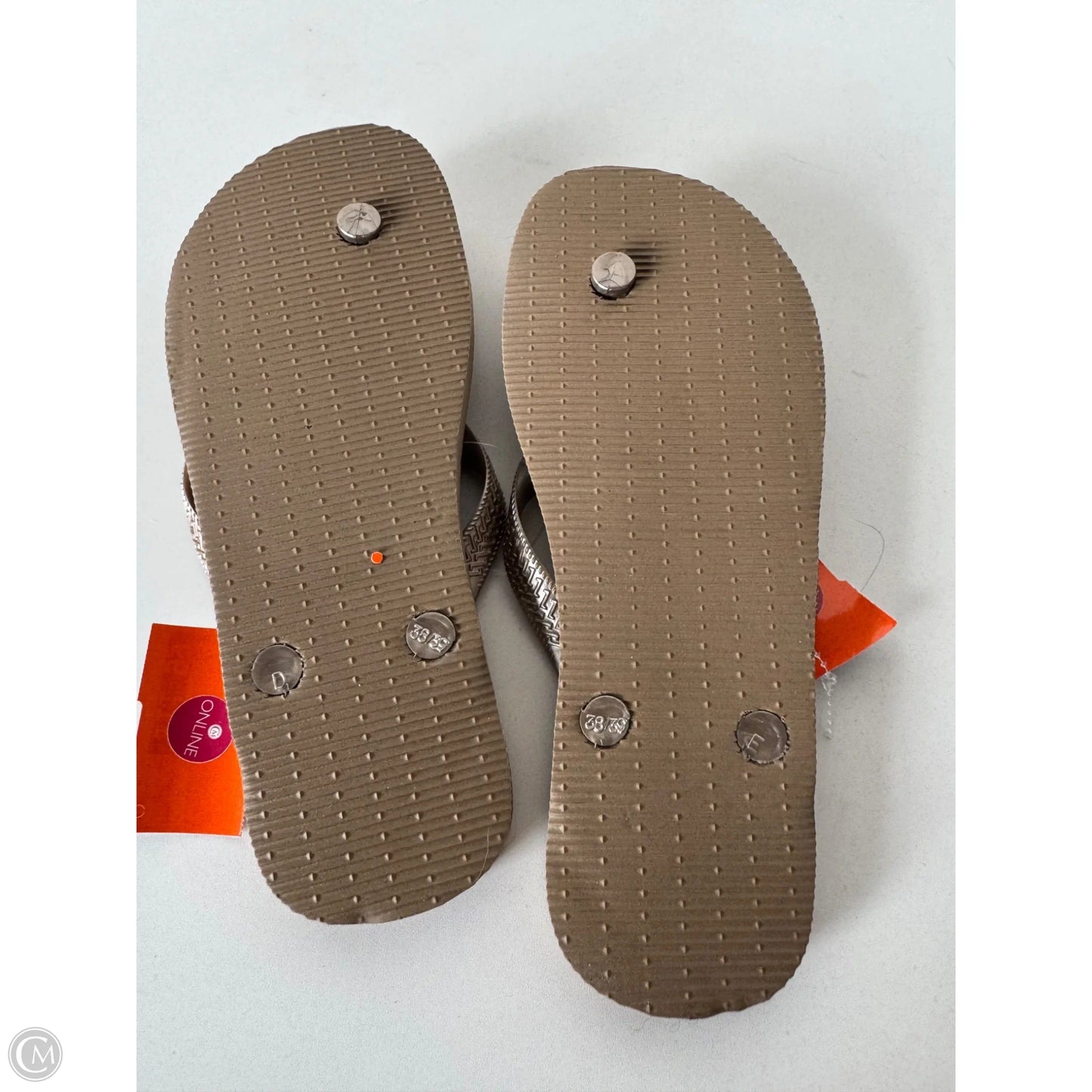 Sandals Flip Flops By Havaianas In Bronze, Size: 7