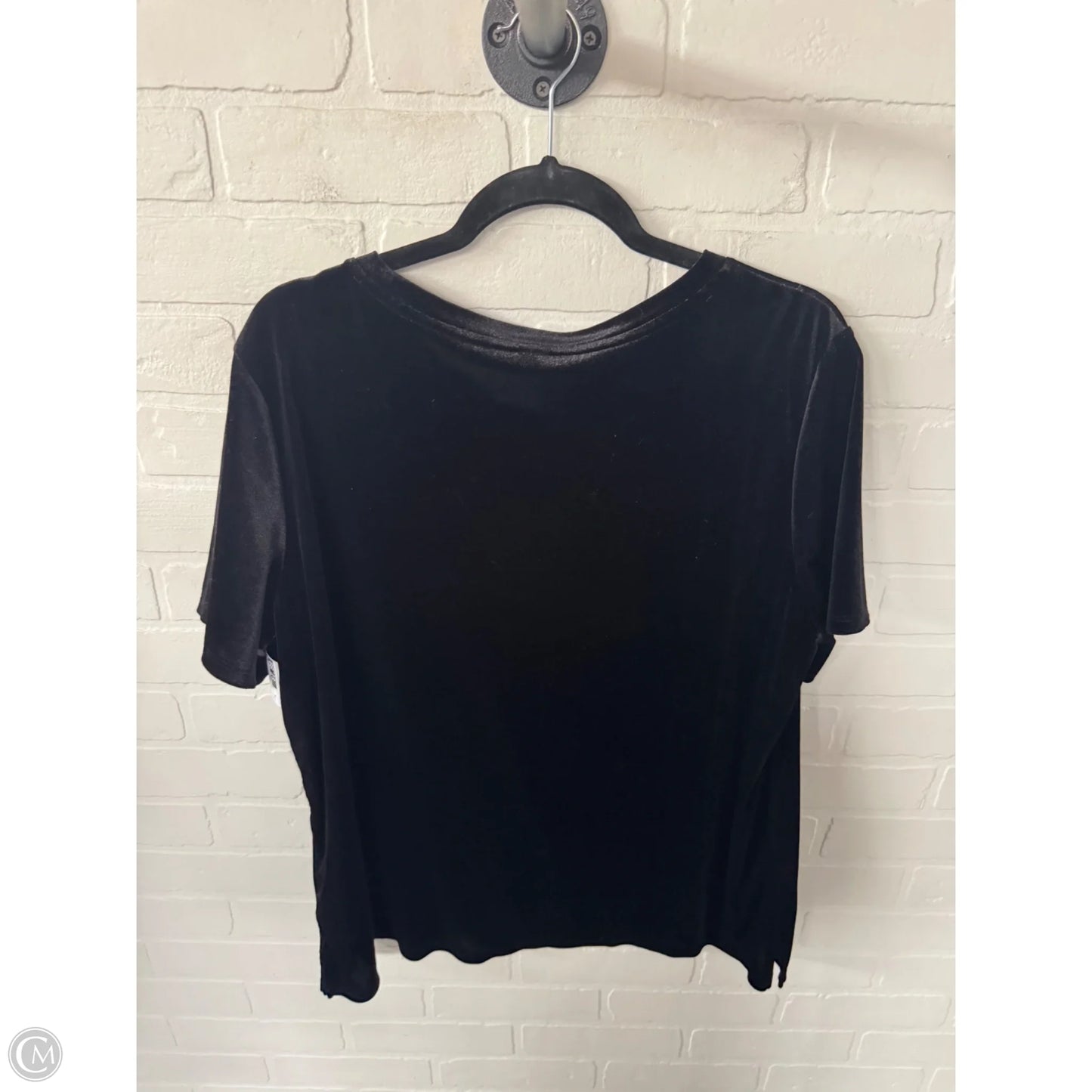 Top Short Sleeve By Old Navy In Black, Size: Xl