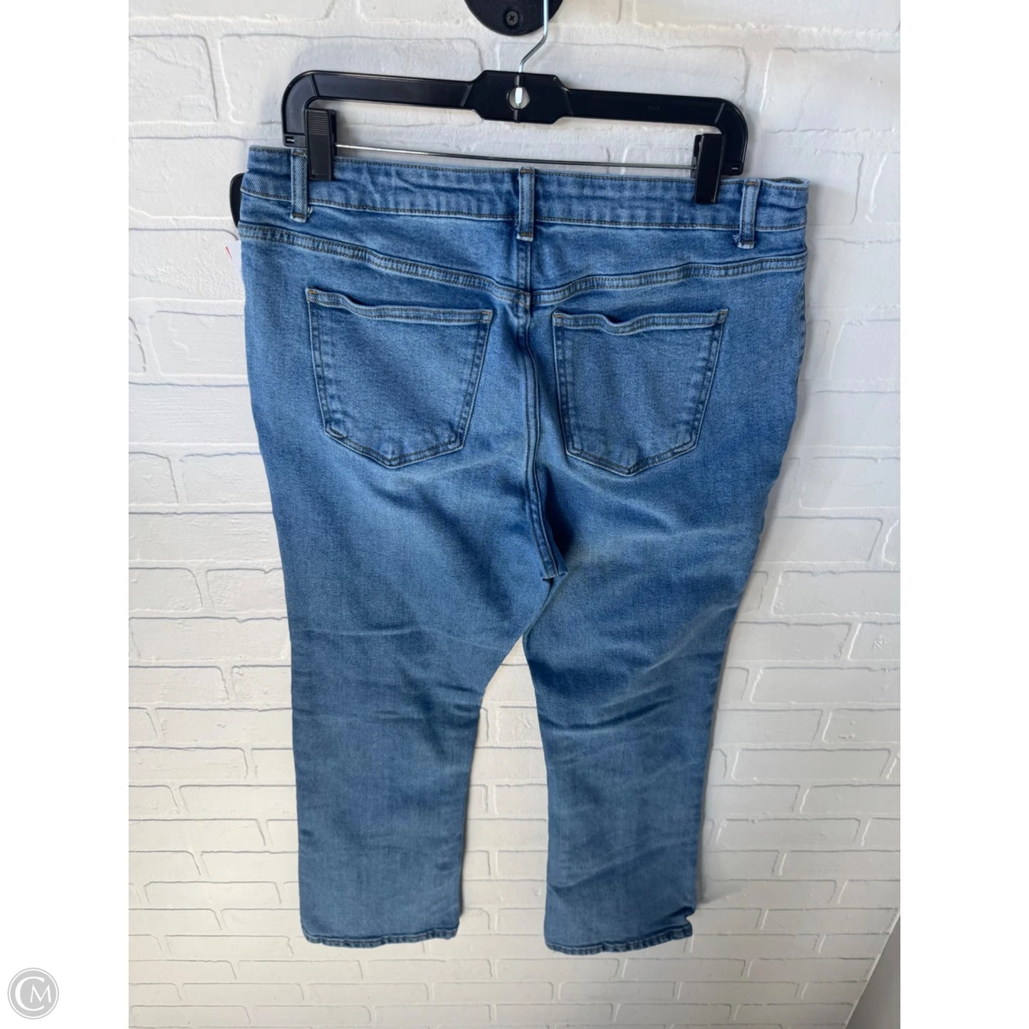 Jeans Boot Cut By Michael By Michael Kors In Blue Denim, Size: 14