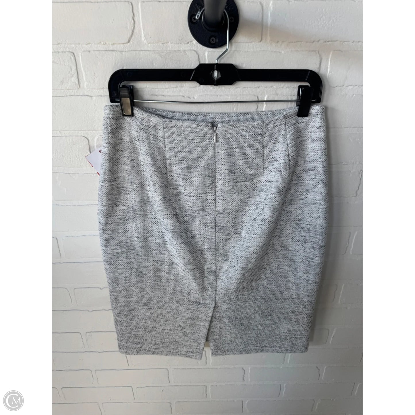 Skirt Midi By Ann Taylor In Grey, Size: 4