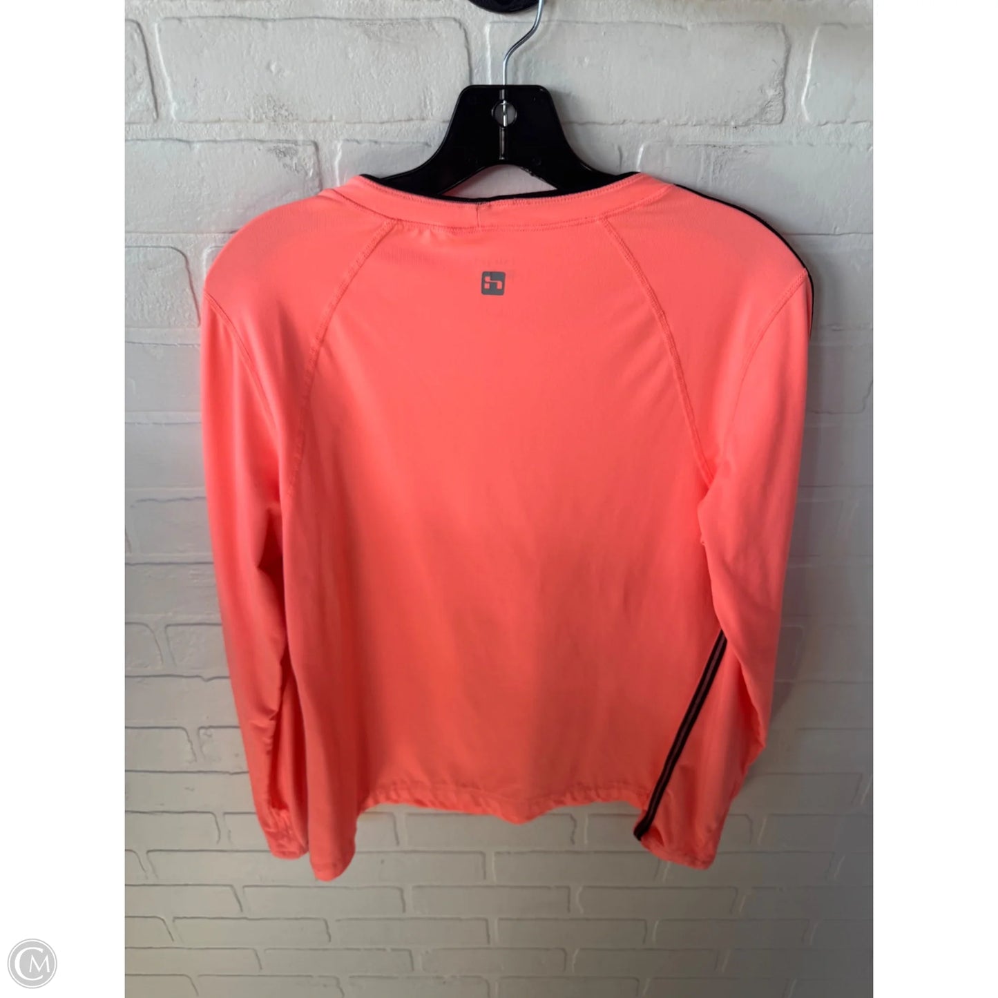 Athletic Top Long Sleeve Crewneck By Hind In Orange, Size: M
