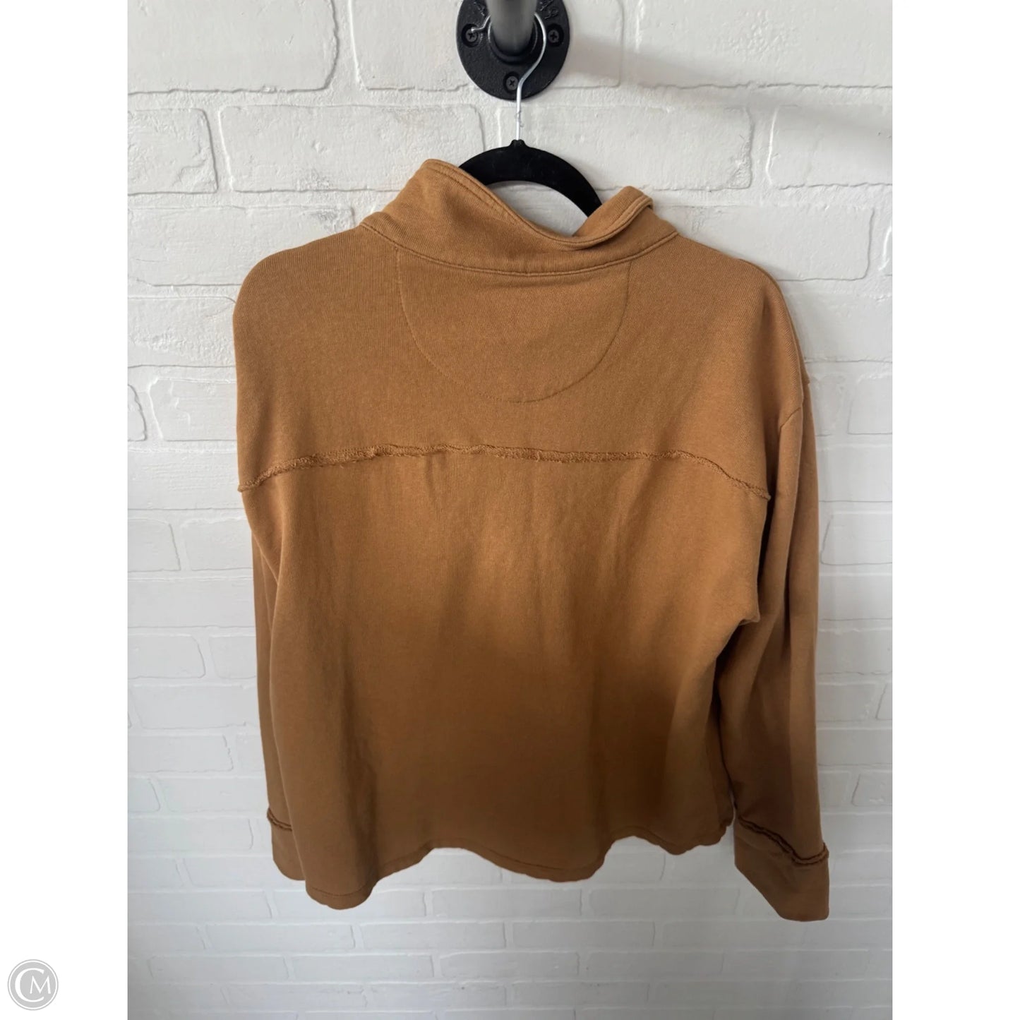 Jacket Shirt By Kensie In Tan, Size: M