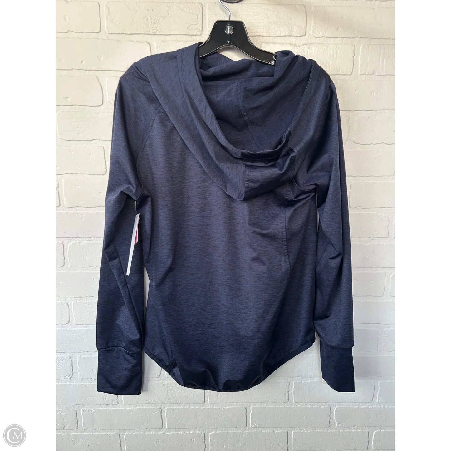 Athletic Sweatshirt Hoodie By 90 Degrees By Reflex In Blue, Size: M