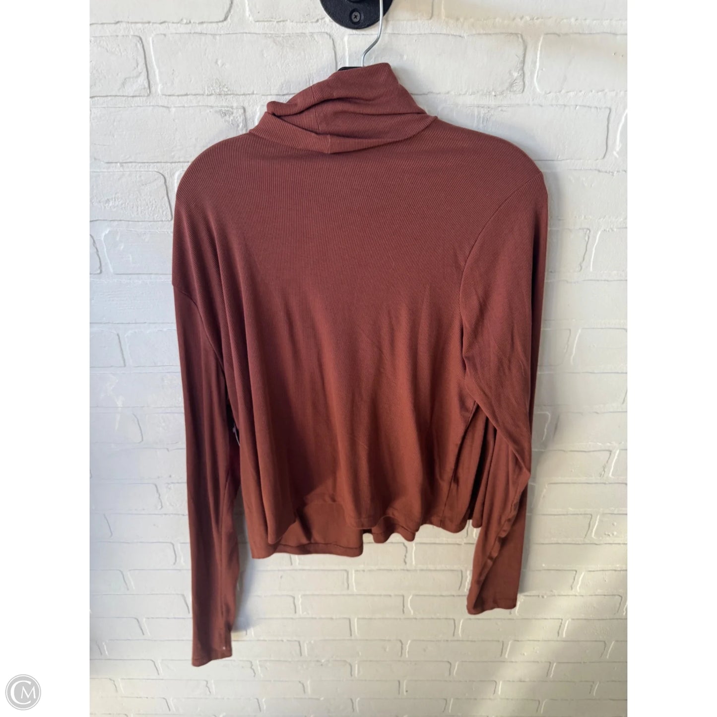 Top Long Sleeve By Old Navy In Brown, Size: Xl
