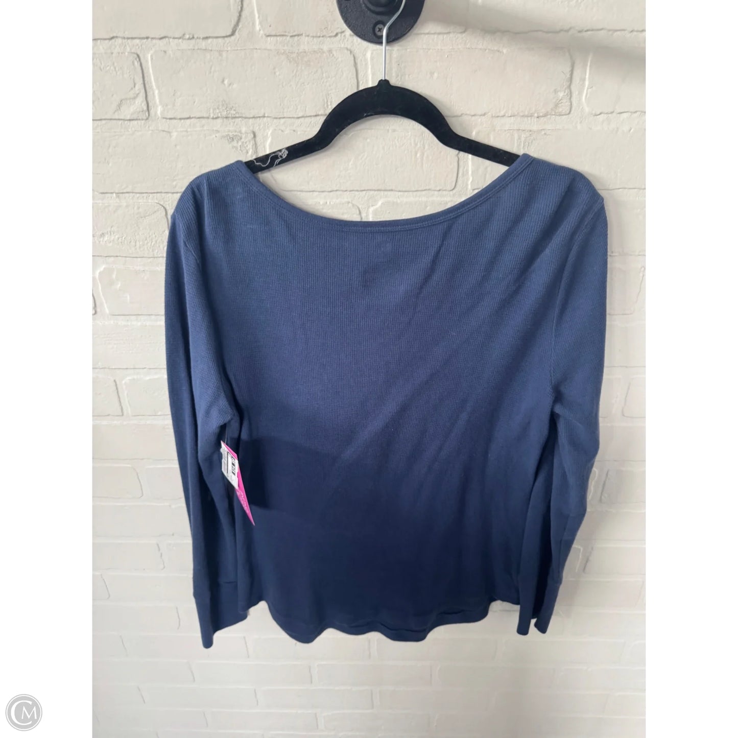 Top Long Sleeve By Nfl In Blue & Orange, Size: L