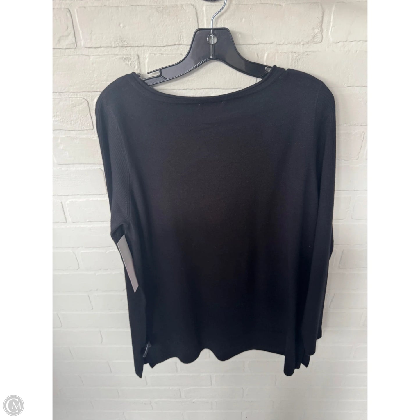 Sweater By Chicos In Black, Size: L